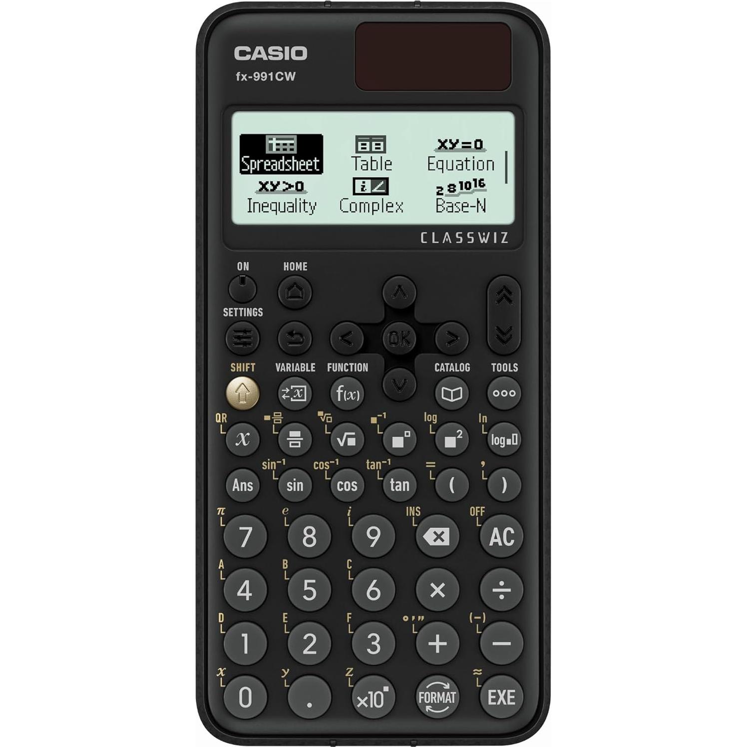 Calculadora Científica Casio fx-991CW con Pantalla Natural y 540 Funciones