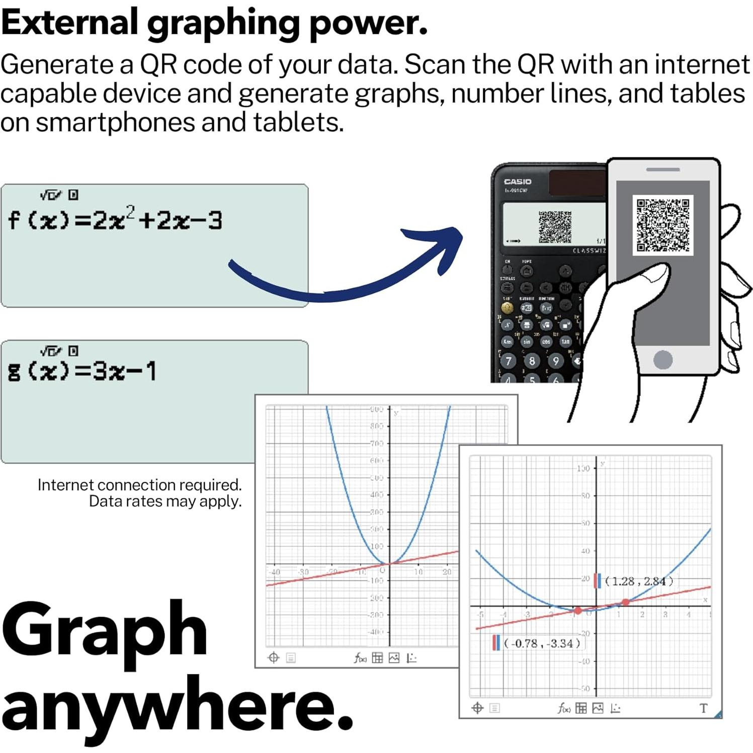Calculadora Científica Casio fx-991CW con Pantalla Natural y 540 Funciones