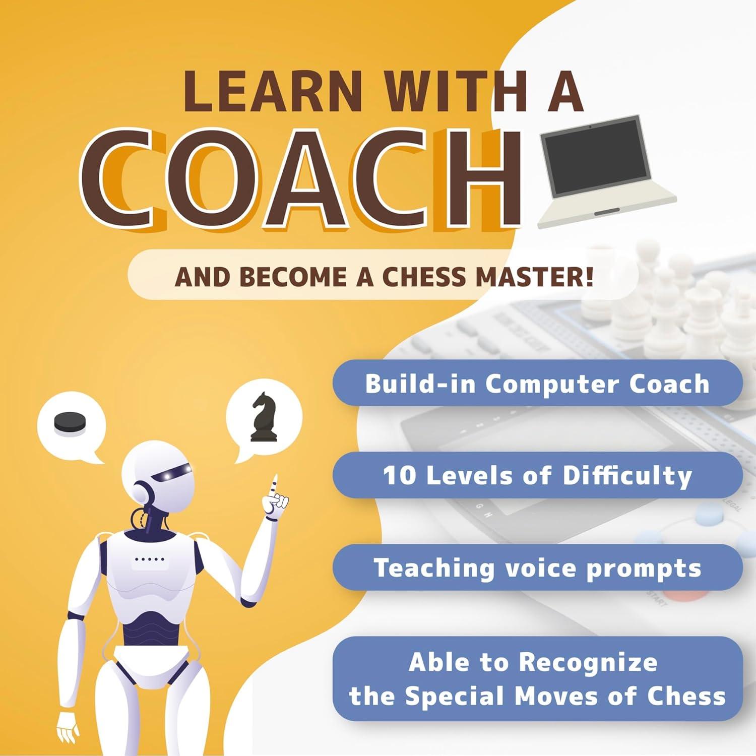 Juego de Ajedrez Electrónico iCore - Tablero con 30 Niveles