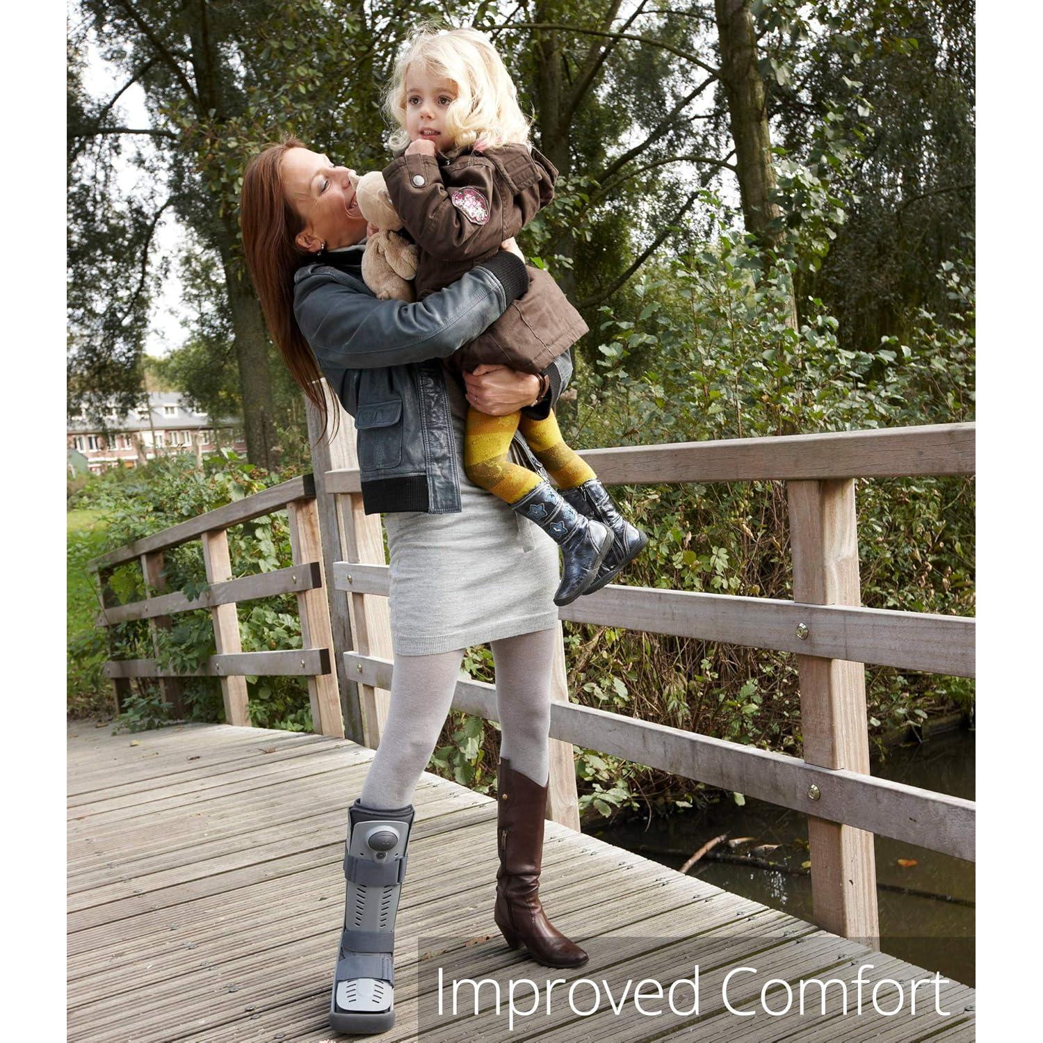 Bota Ortopédica Ossur Rebound Air Walker Alta S con Bomba de Aire