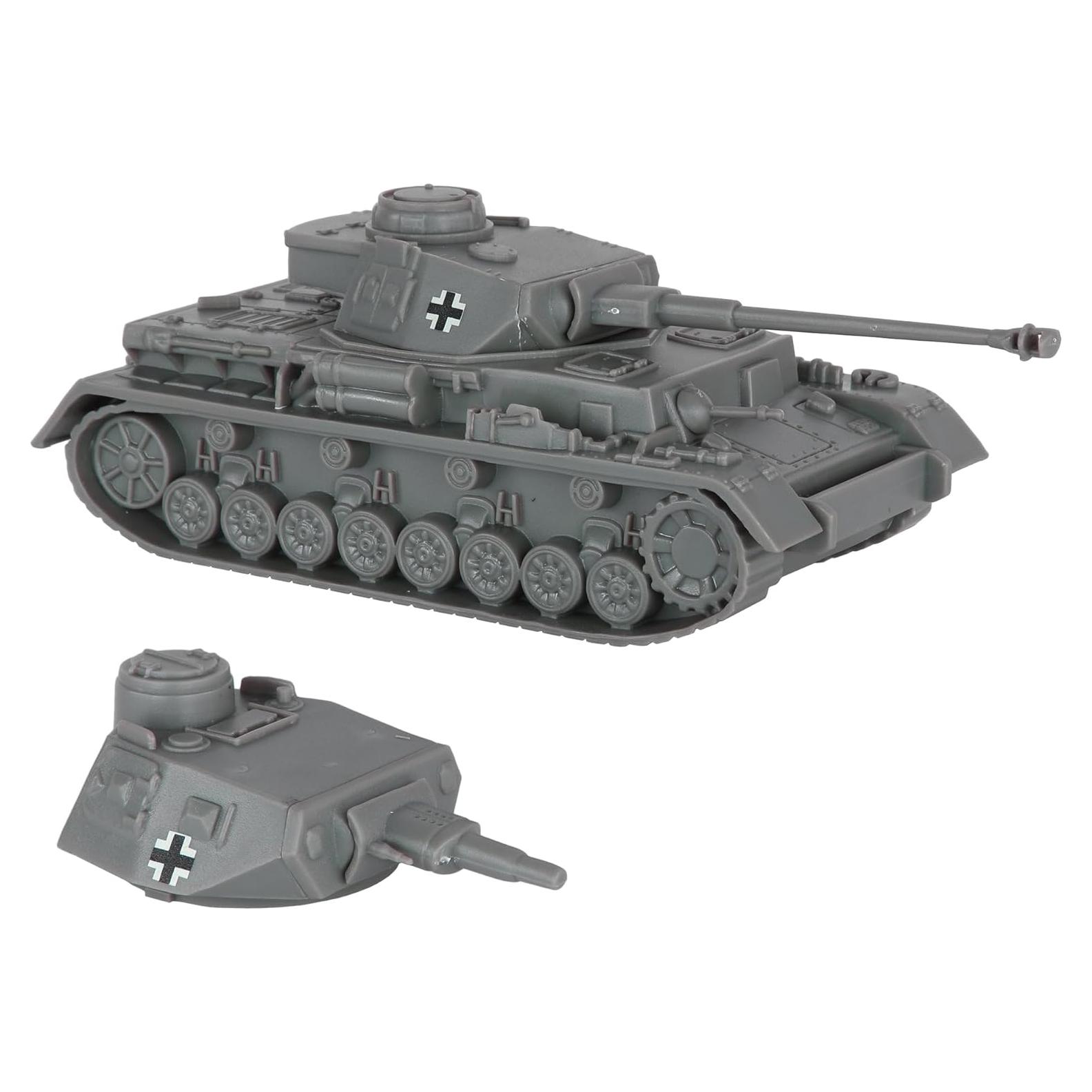 Tanque Panzer IV Alemán WW2 BMC 1:38 Gris Carbón