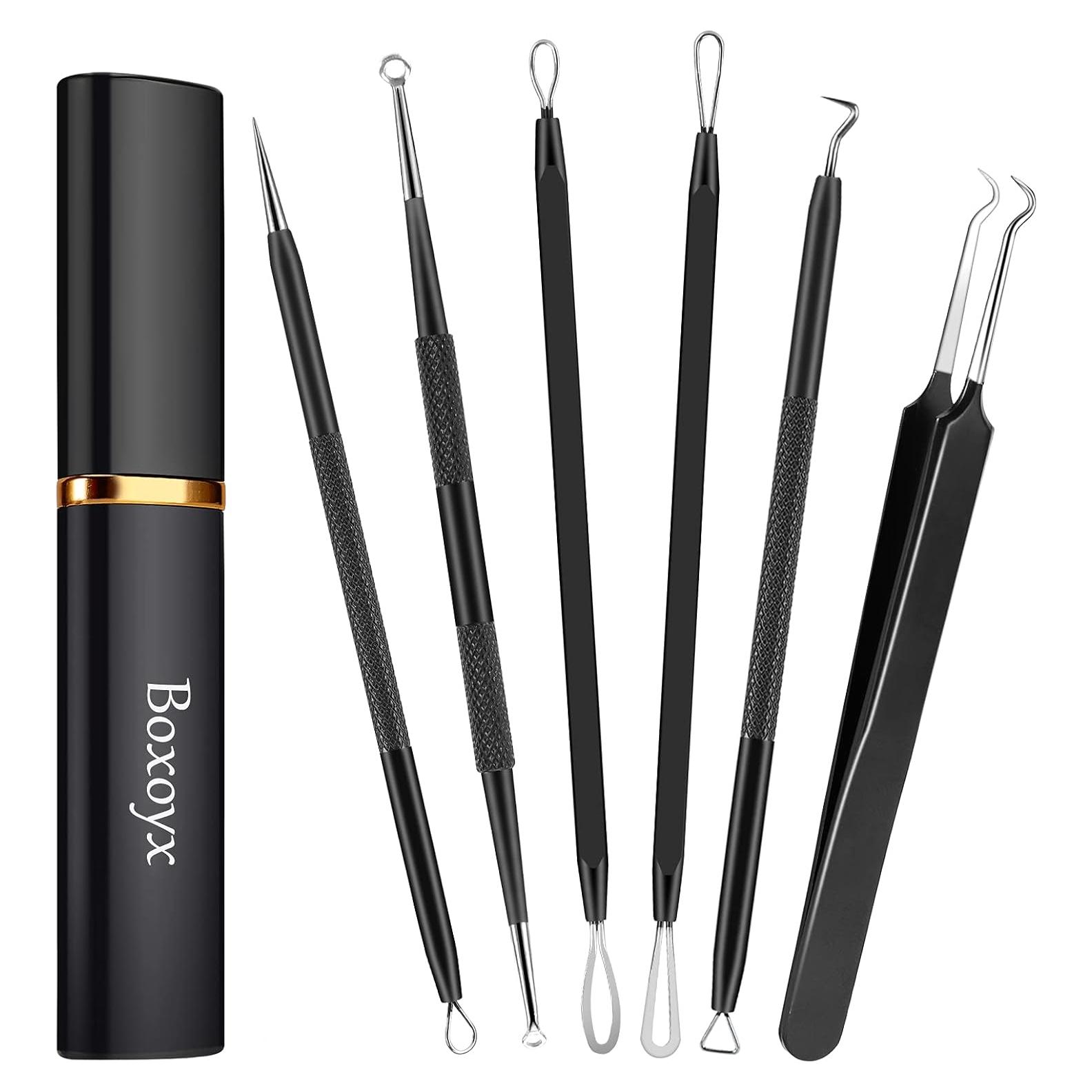 Kit de Herramientas para Espinillas Boxoyx - 6 Piezas Acero Inoxidable