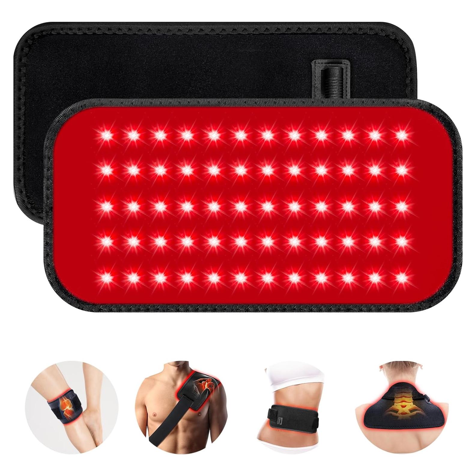 Cinturón de Terapia de Luz Roja GMOWNW 14x31.5 cm Alivio Dolor