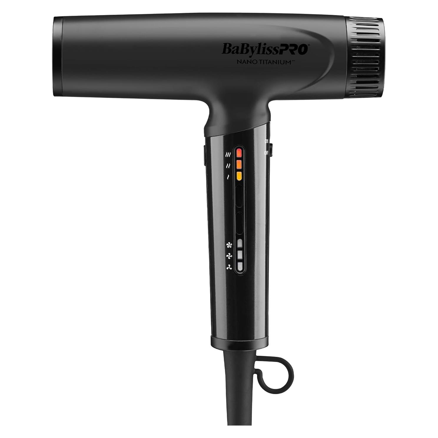 Secador de pelo BaBylissPRO Nano Titanium 299g ligero viaje