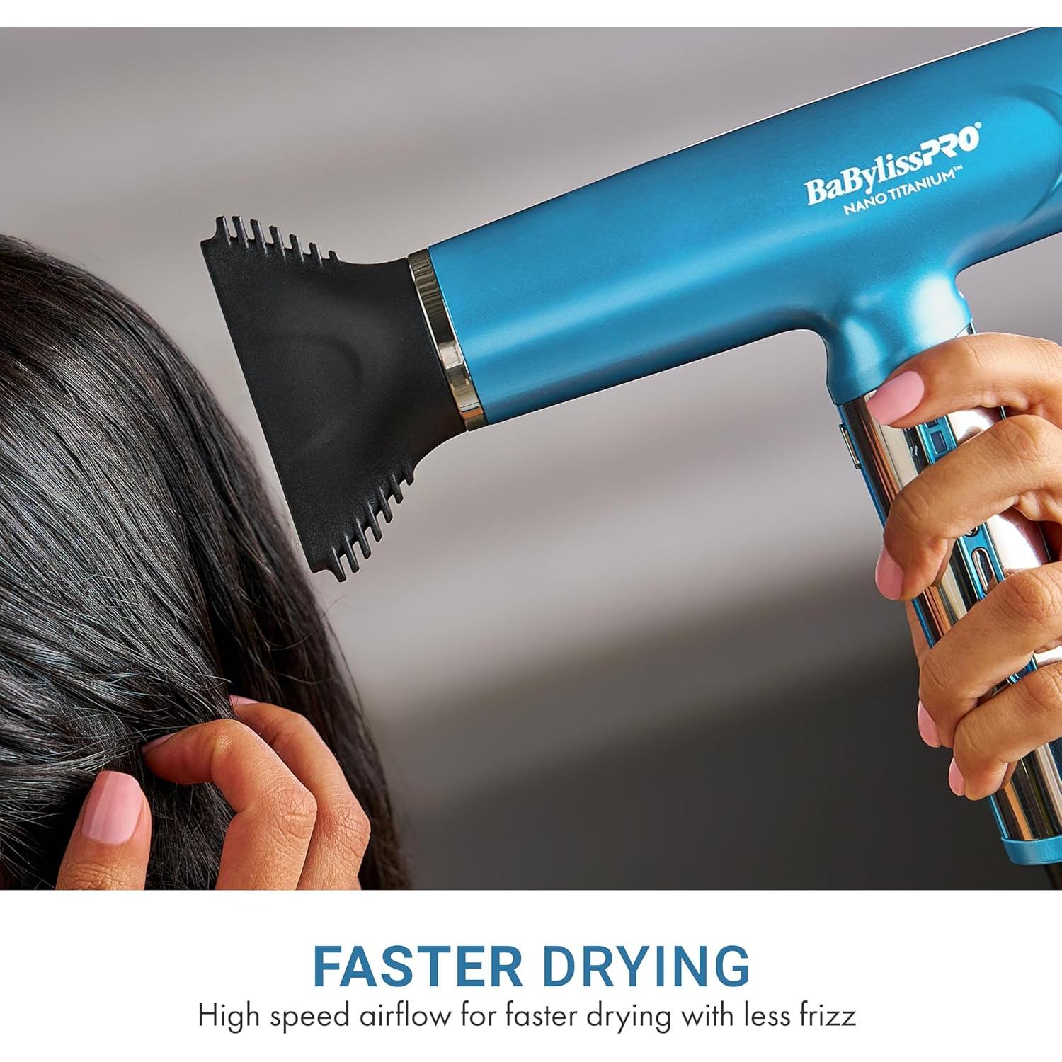 Secador de pelo BaBylissPRO Nano Titanium 299g ligero viaje