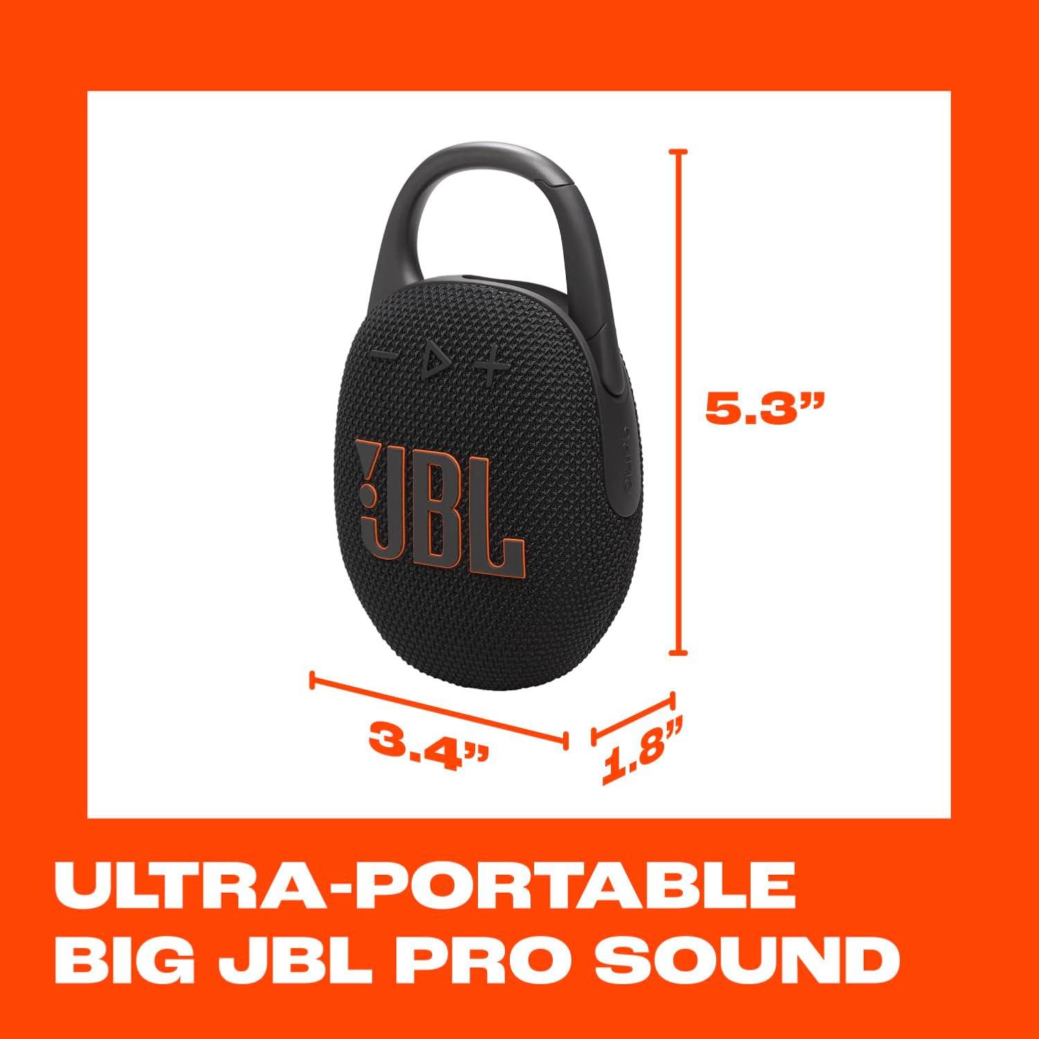 Altavoz Bluetooth JBL Clip 5 Ultra-portátil Impermeable Negro