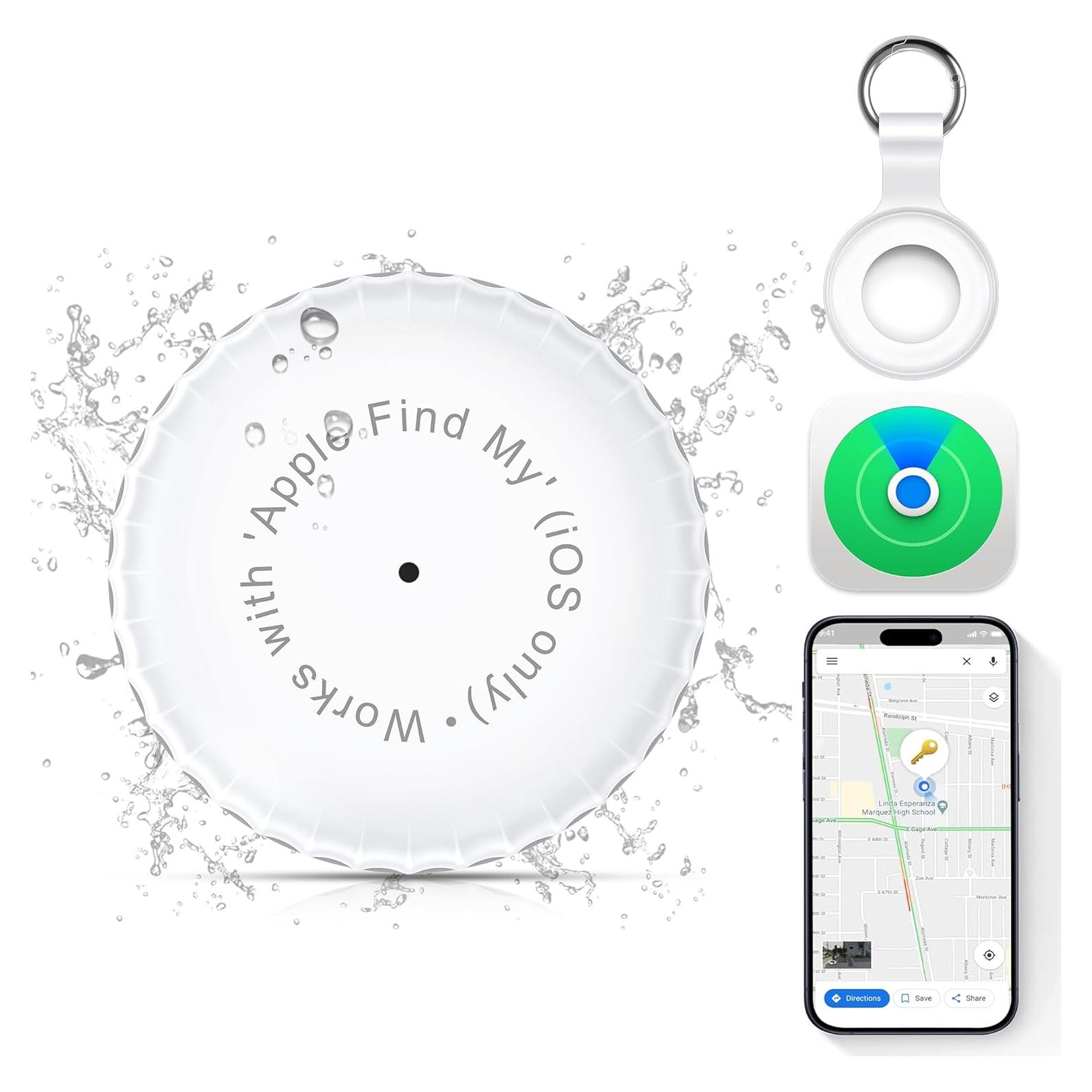 Localizador de Llaves xiwxi Tag-10 GPS Bluetooth IP67 Blanco