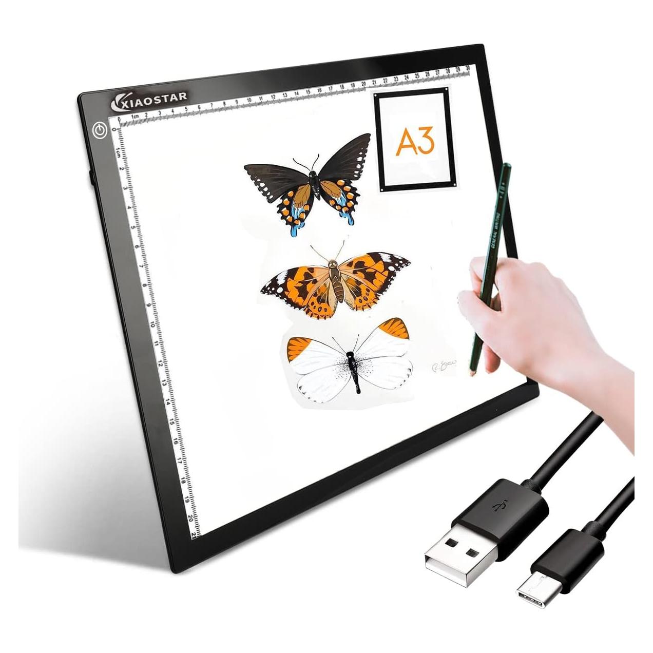 Caja de Luz A3 XIAOSTAR con Brillo Ajustable y Protección Ocular