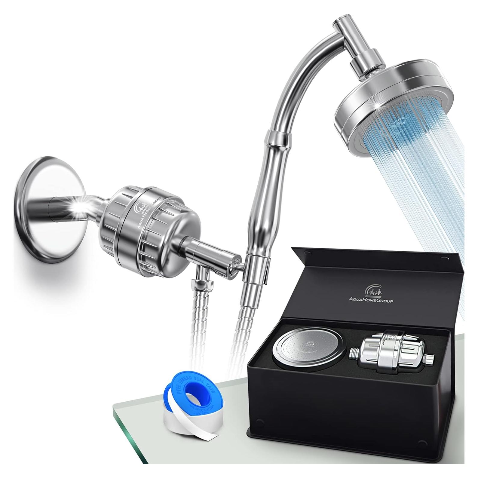 Cabezal de Ducha AquaHomeGroup 20+3 Etapas con Filtro SPA