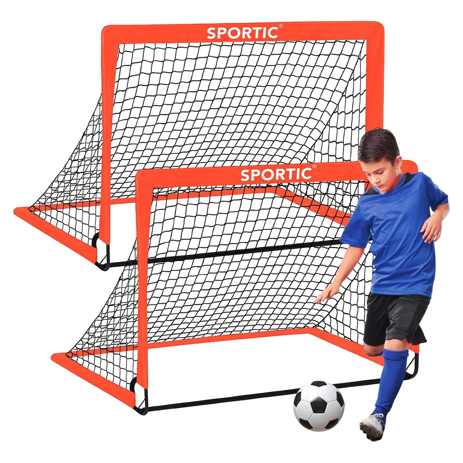 Paquete de 2 Redes de Fútbol SPORTIC SPSN001 para Niños