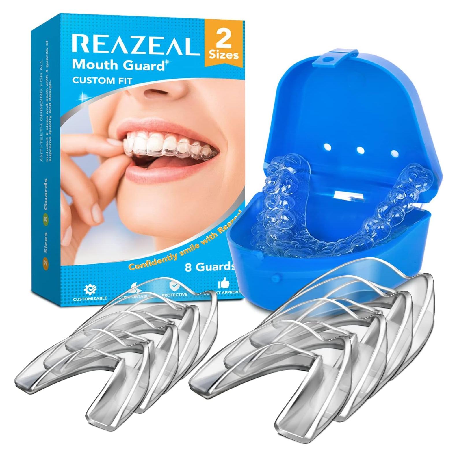 Protector Bucal Moldeable Reazeal para Bruxismo - 8 Unidades