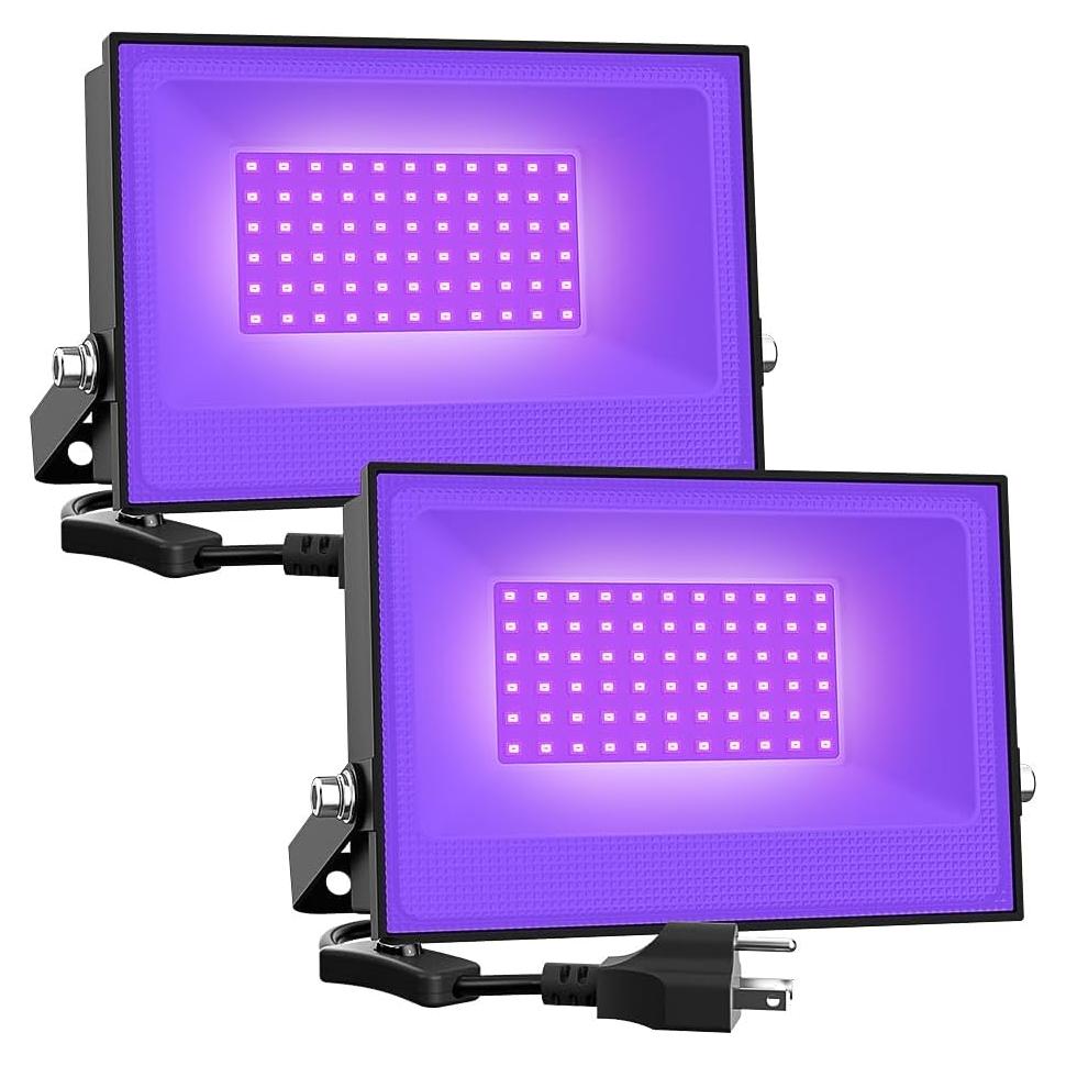 Onforu 2 Luces LED Negras 30W IP66 para Halloween