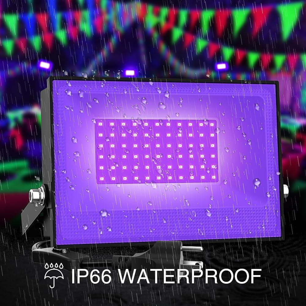 Onforu 2 Luces LED Negras 30W IP66 para Halloween