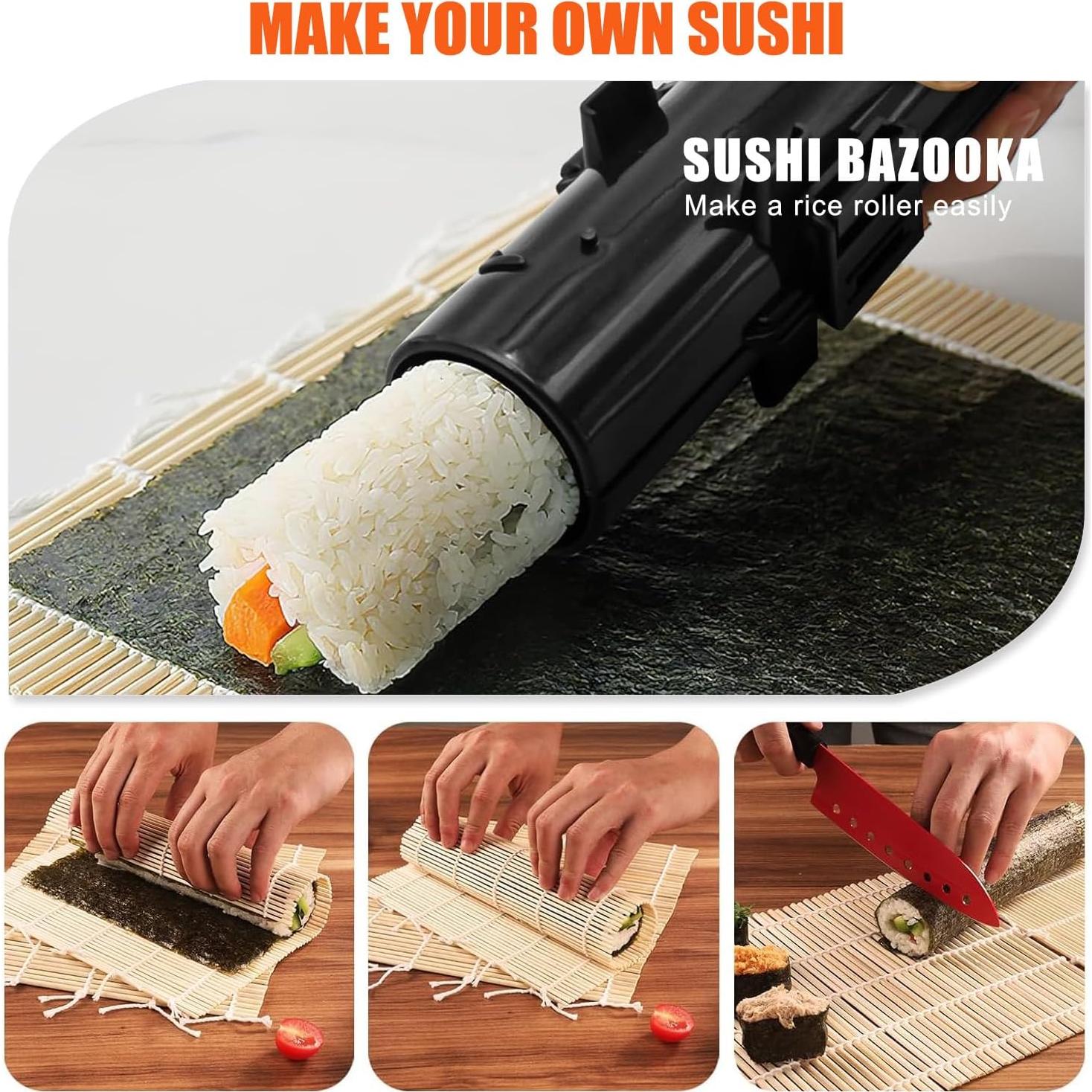 Kit de Hacer Sushi 28 en 1 SmileTools - Herramientas de Bambú