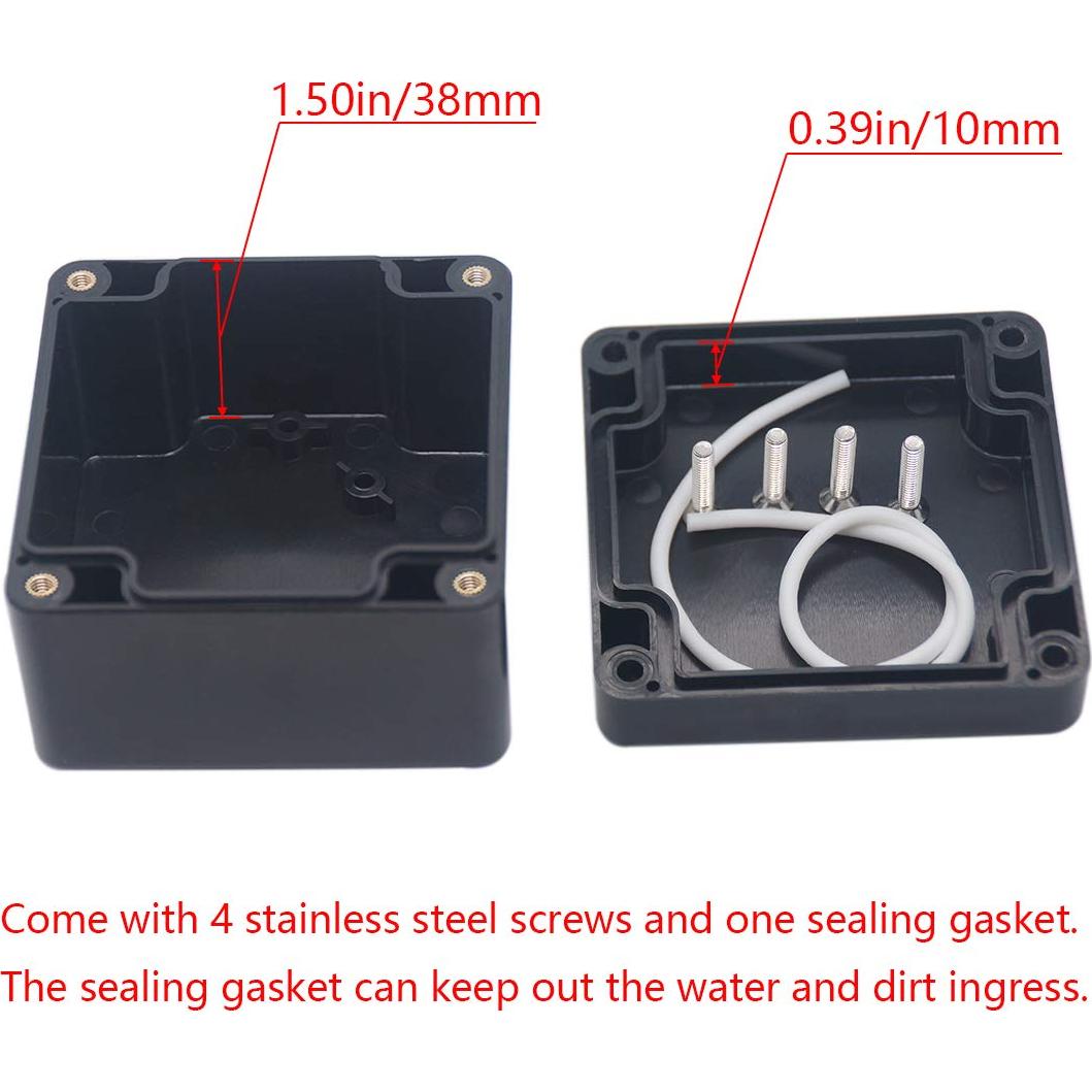 Caja de Conexiones IP65 Otdorpatio 2 Pcs 83x81x56mm ABS