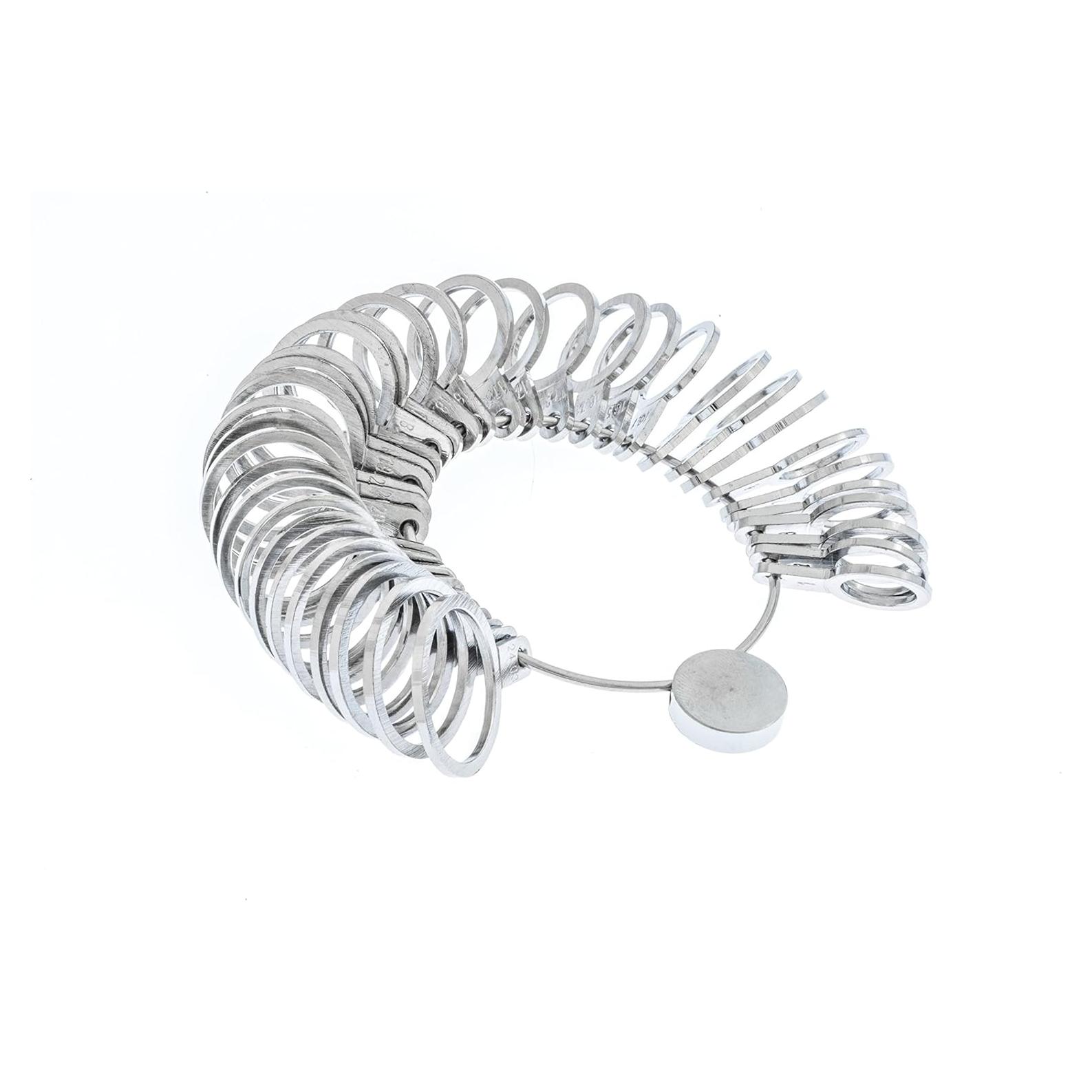 Medidor de Anillo SE JT130RS 36 Piezas Latón Cromado