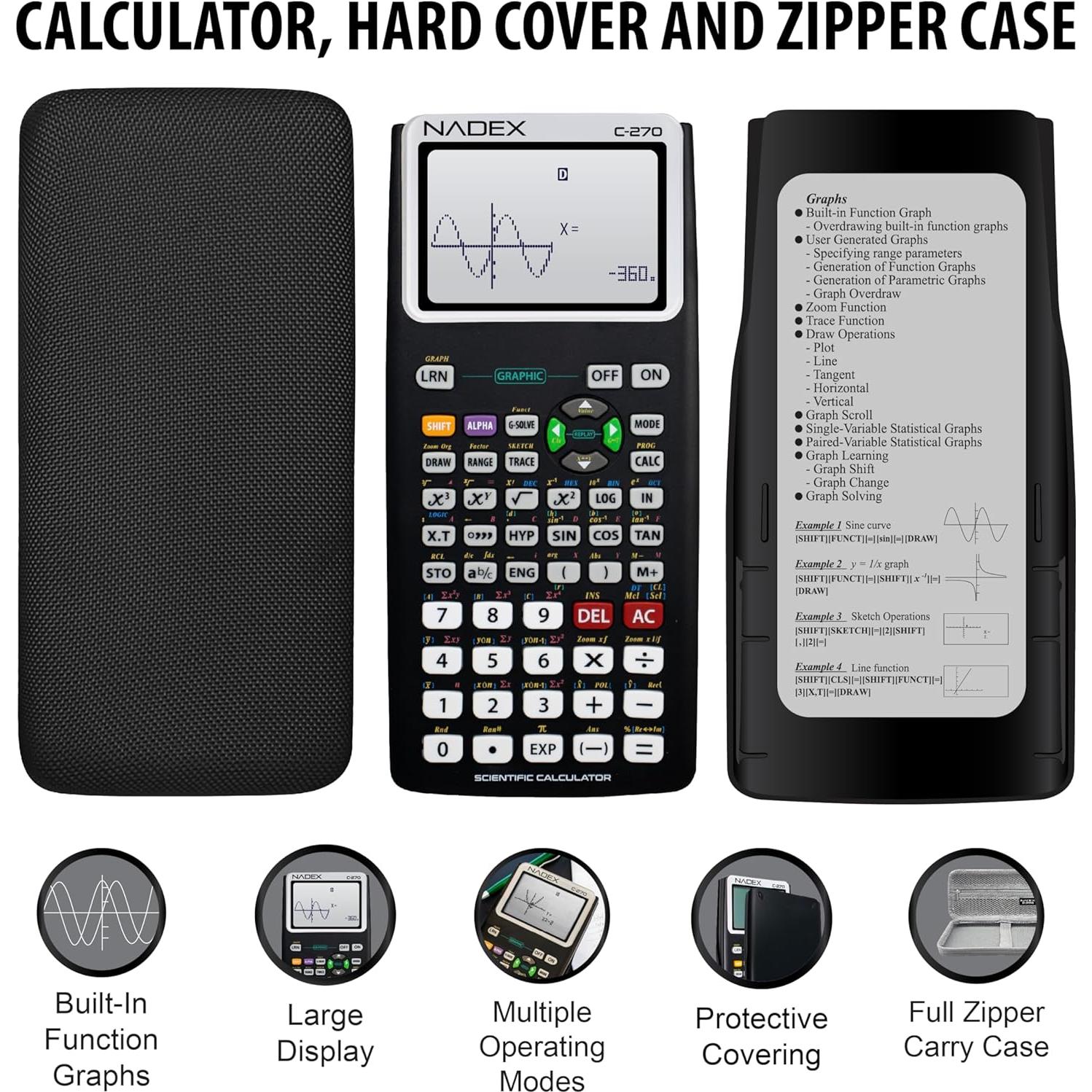 Calculadora Científica Nadex NXTE-1936 con Gráficos
