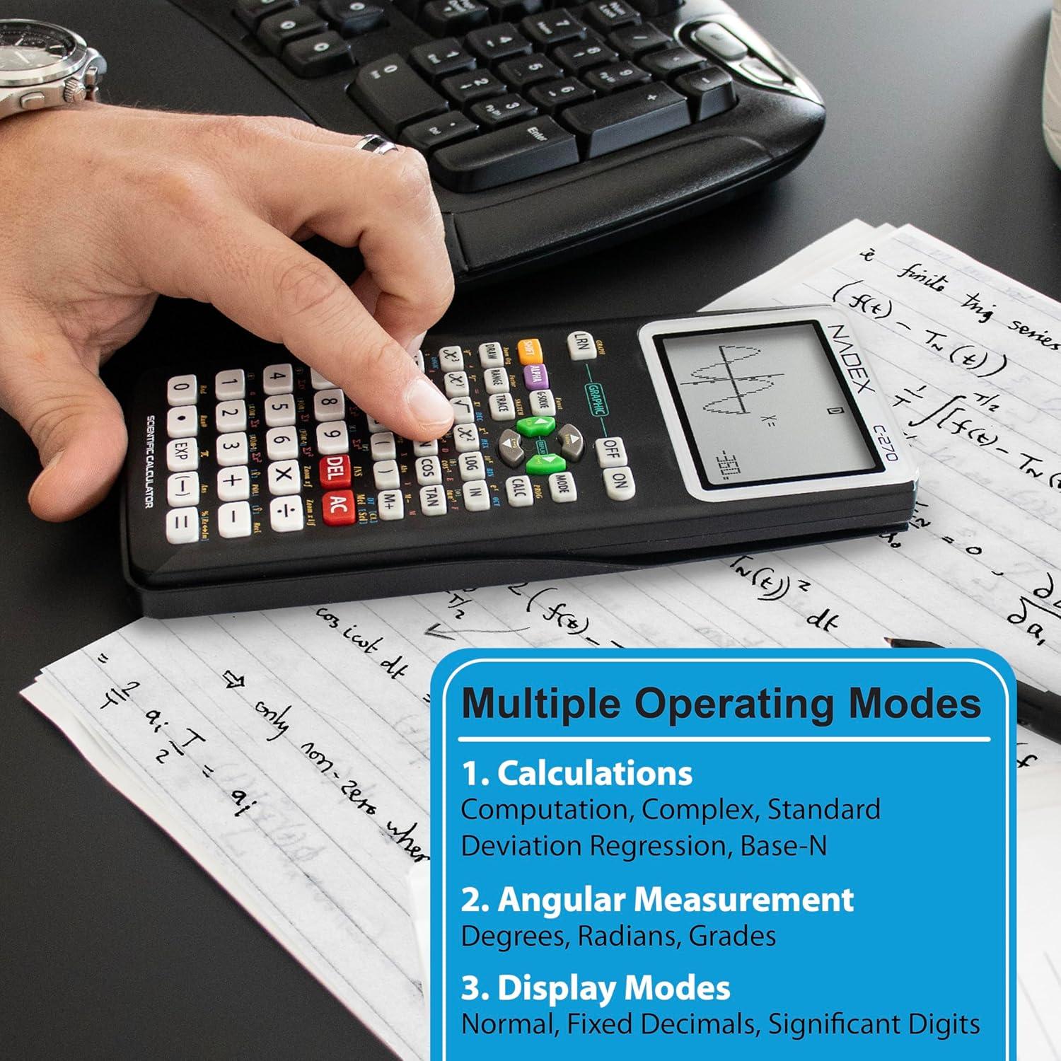 Calculadora Científica Nadex NXTE-1936 con Gráficos