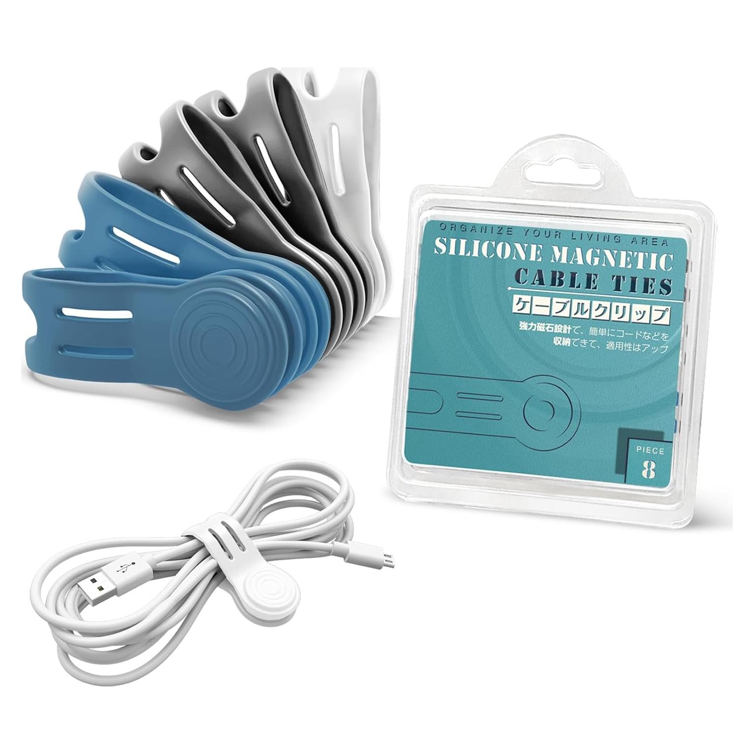 Correas Magnéticas de Silicona Kanemc 8 Piezas 7.62cm