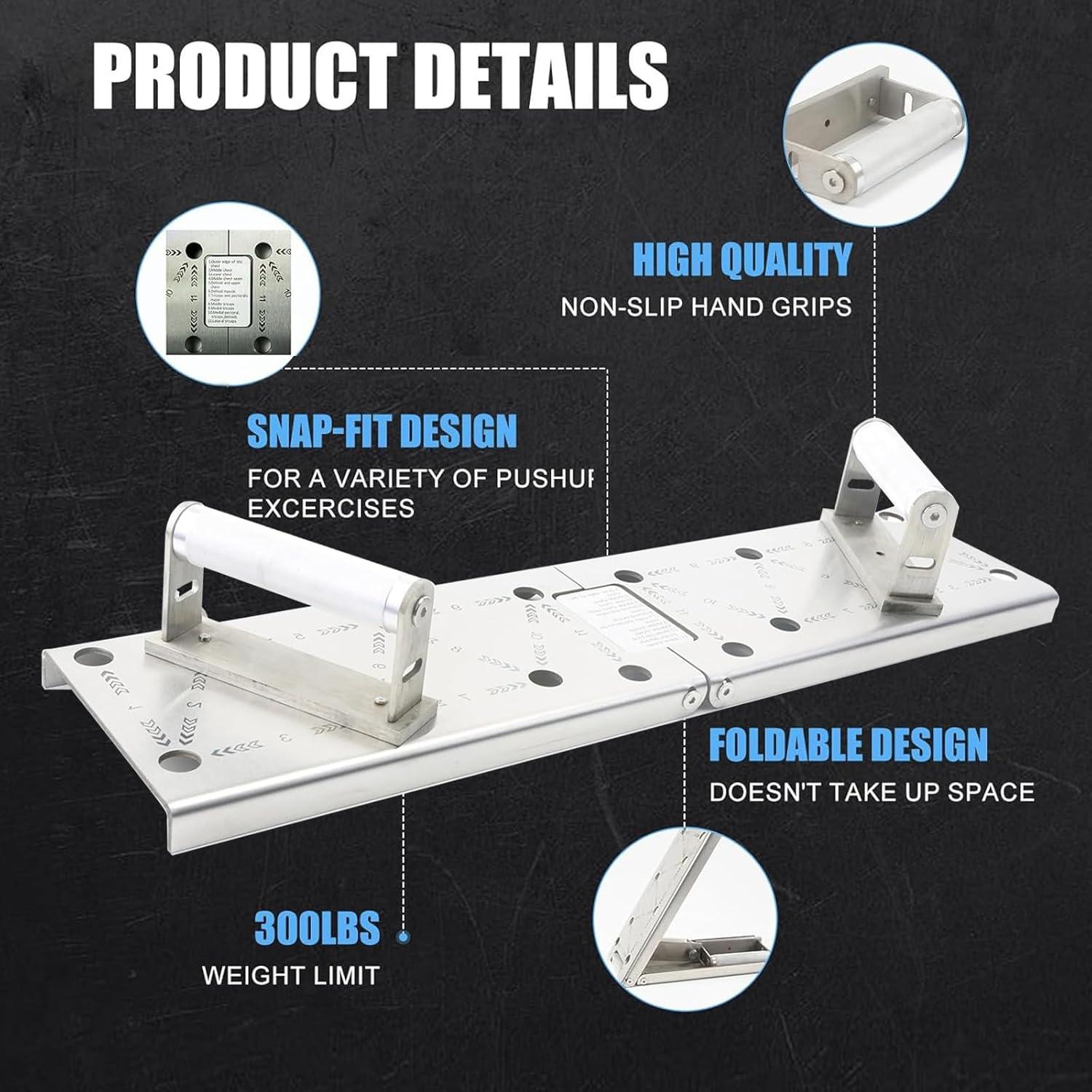 Tabla de Flexiones Multi Funcional MaoChang Acero Inoxidable