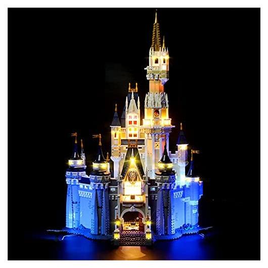 Kit de Luz LED HZQM-TOYS para Lego 71040 Castillo Disney