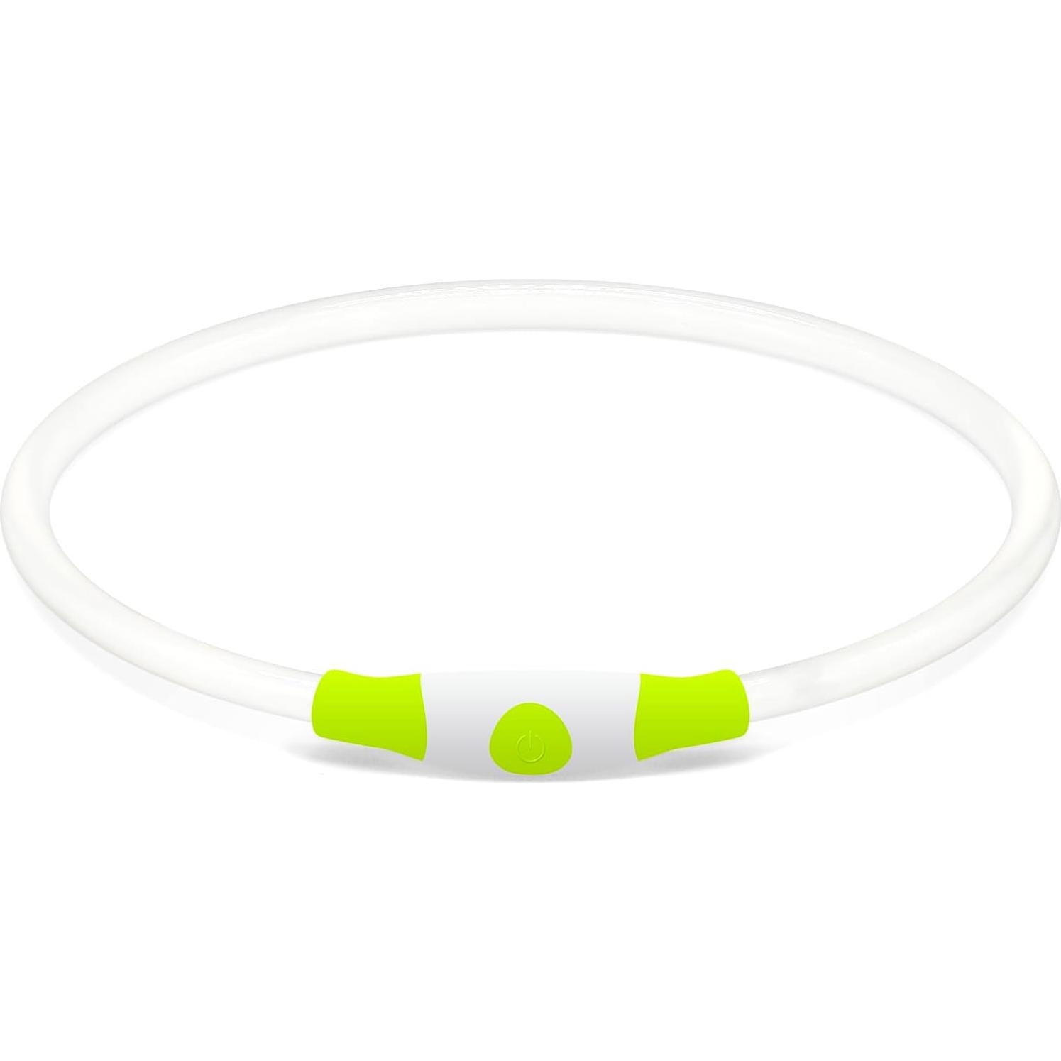 Collar de Perro LED BSEEN Recargable USB Verde 69.85 cm