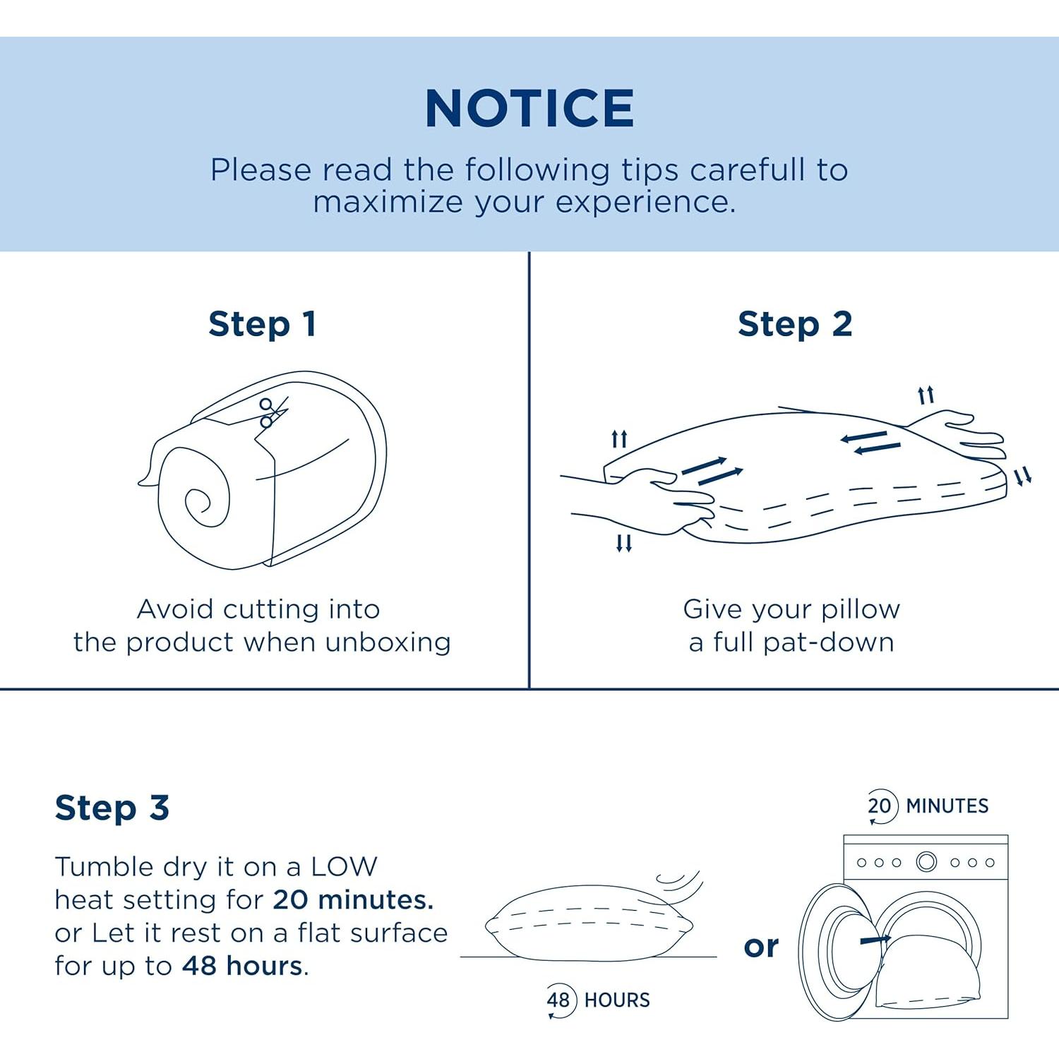 Cojines de Cama Refrigerantes Bedsure - Espuma Viscoelástica 2P