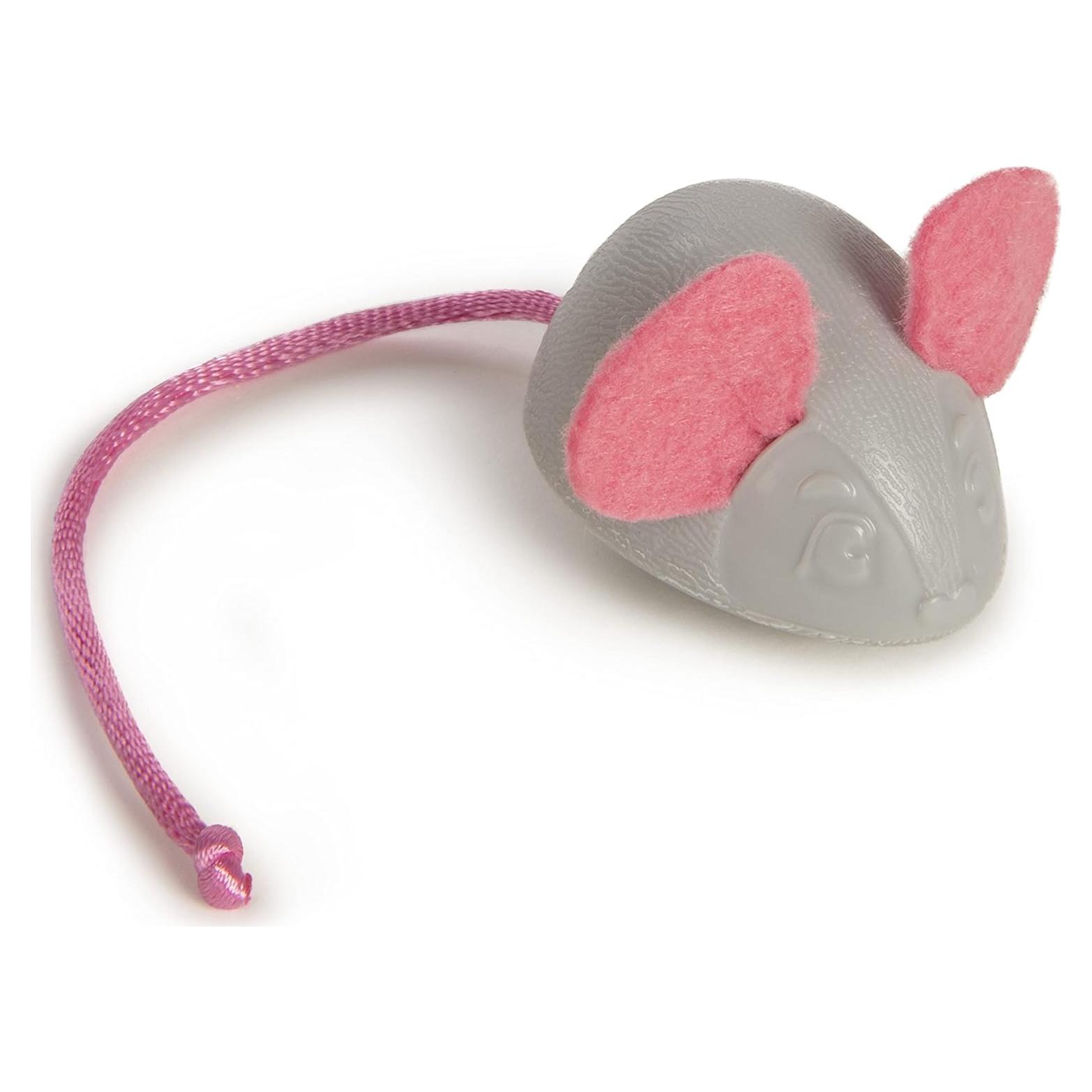 SmartyKat Ratón de Mármol Juguete para Gato - Gris Talla Única