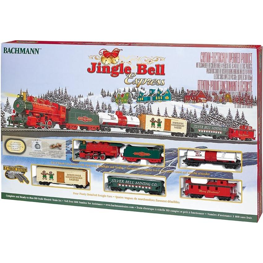 Conjunto de Tren Eléctrico Jingle Bell Express Bachmann HO
