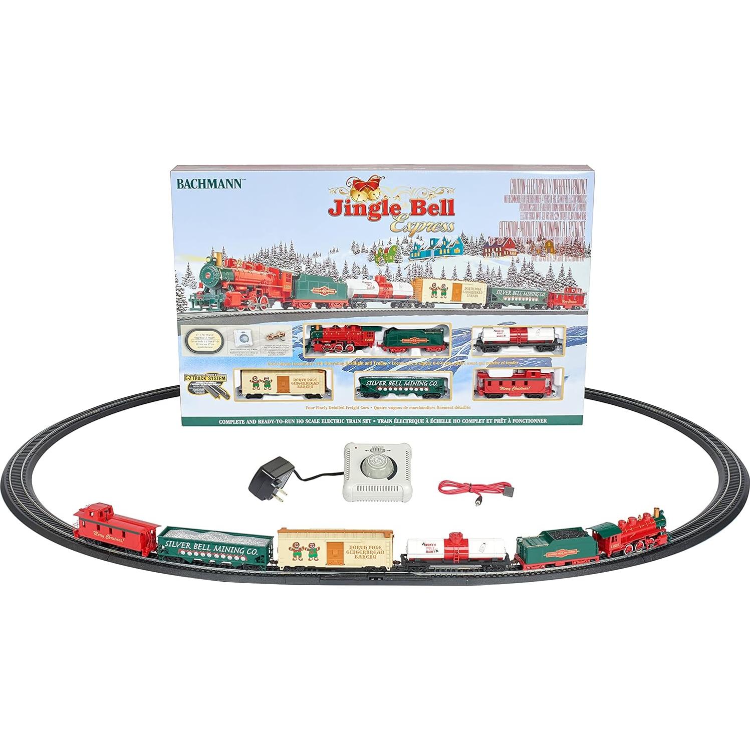 Conjunto de Tren Eléctrico Jingle Bell Express Bachmann HO