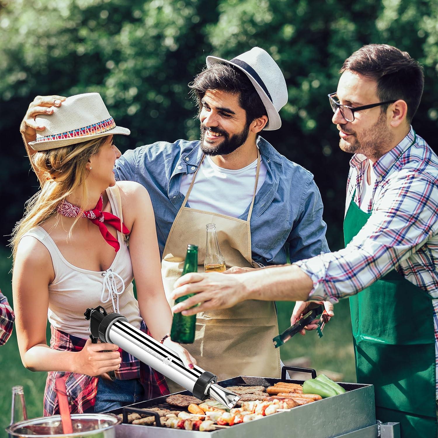 Pistola de Jerky Profesional WILDDIGIT 2.1 kg con 5 Boquillas