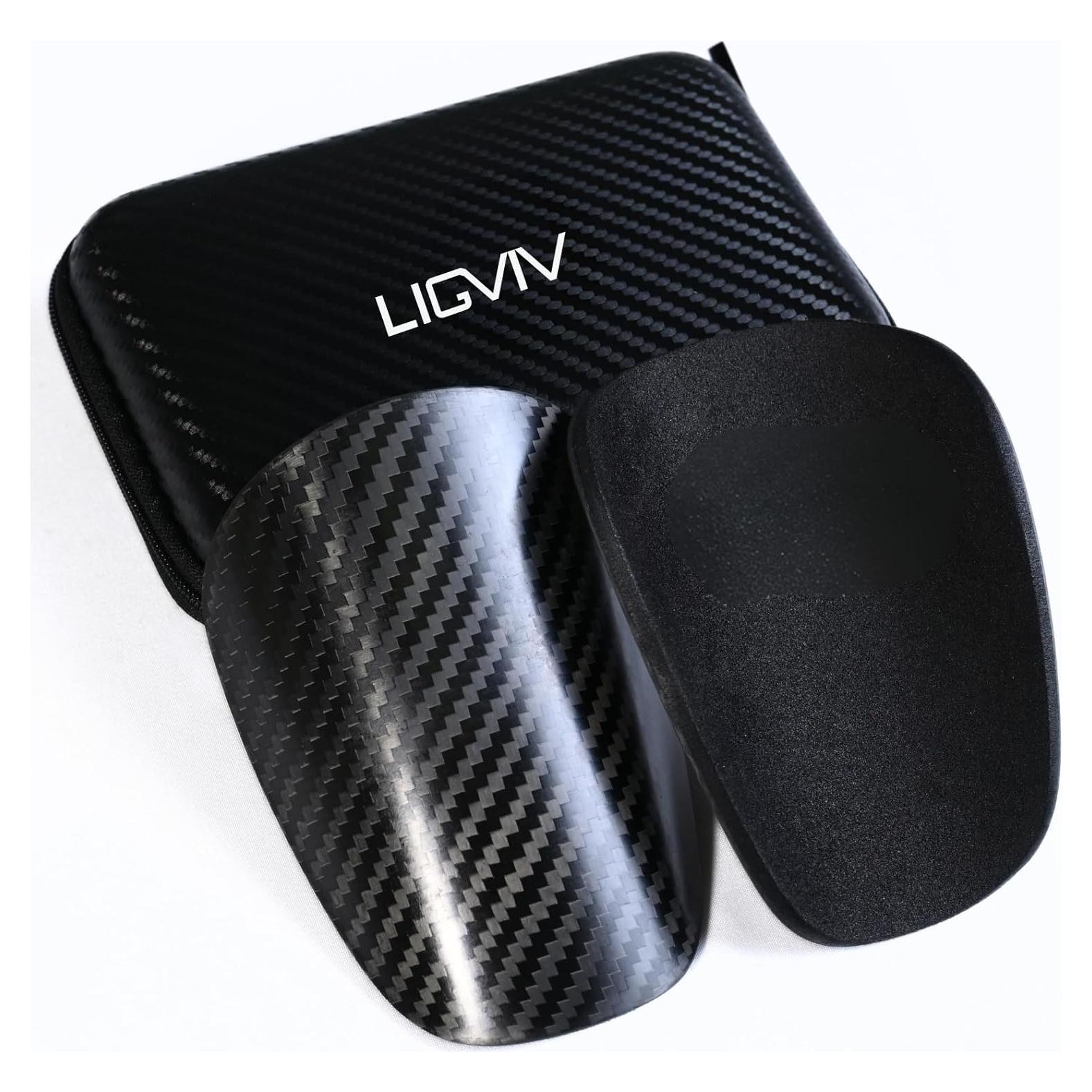 Espinilleras de Fútbol LIGVIV G01 Fibra de Carbono Mini