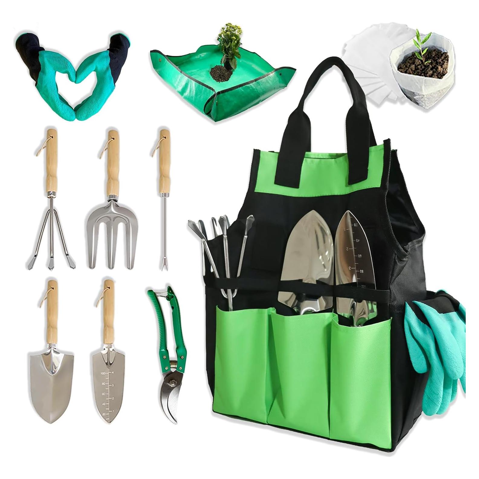 Juego de Herramientas de Jardín BovcTrraann 10 Piezas