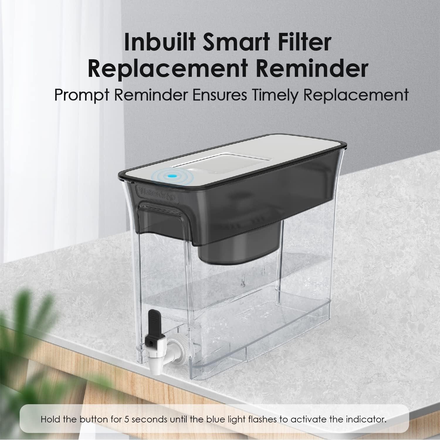 Dispensador de Agua Waterdrop WD-WFD-40L 35 Tazas Negro