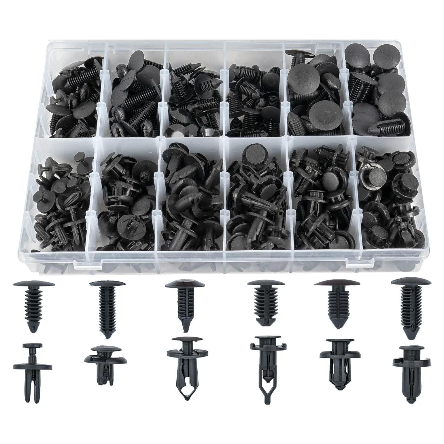 Kit de Sujetadores de Clips de Parachoques 240 Piezas Sunplustrade