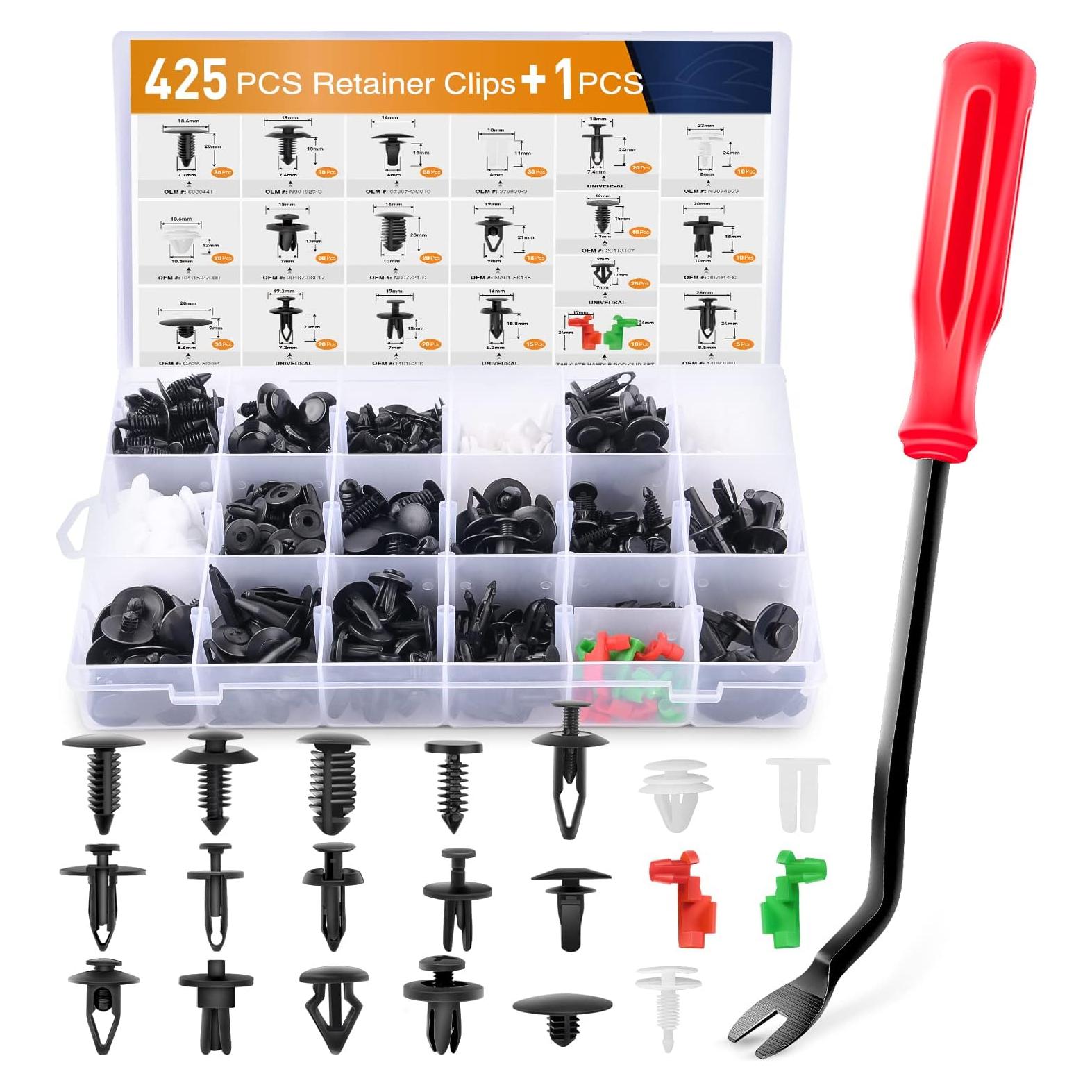 Juego de Clips de Retención GOOACC 425 Pcs + Extractor