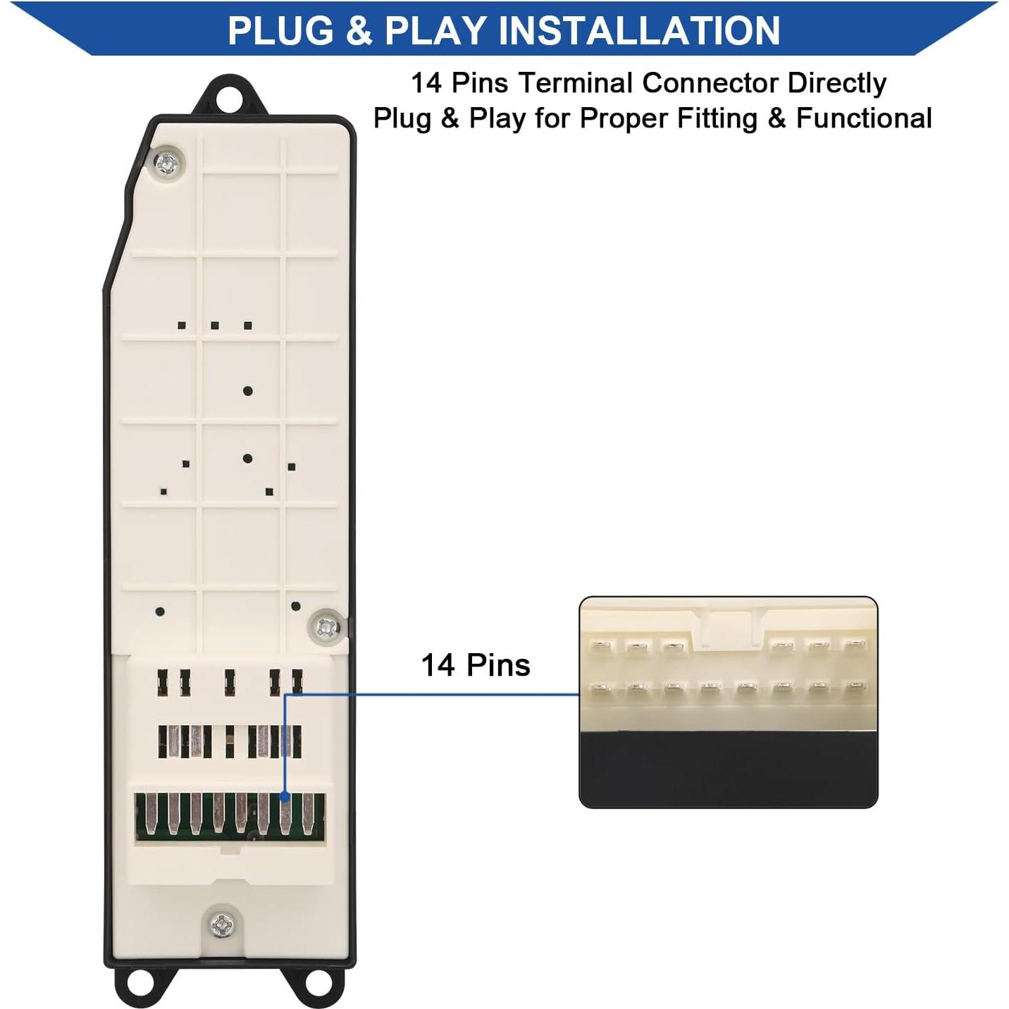 Interruptor Maestro Ventana Obaee 84820AA011 Toyota Camry/Corolla