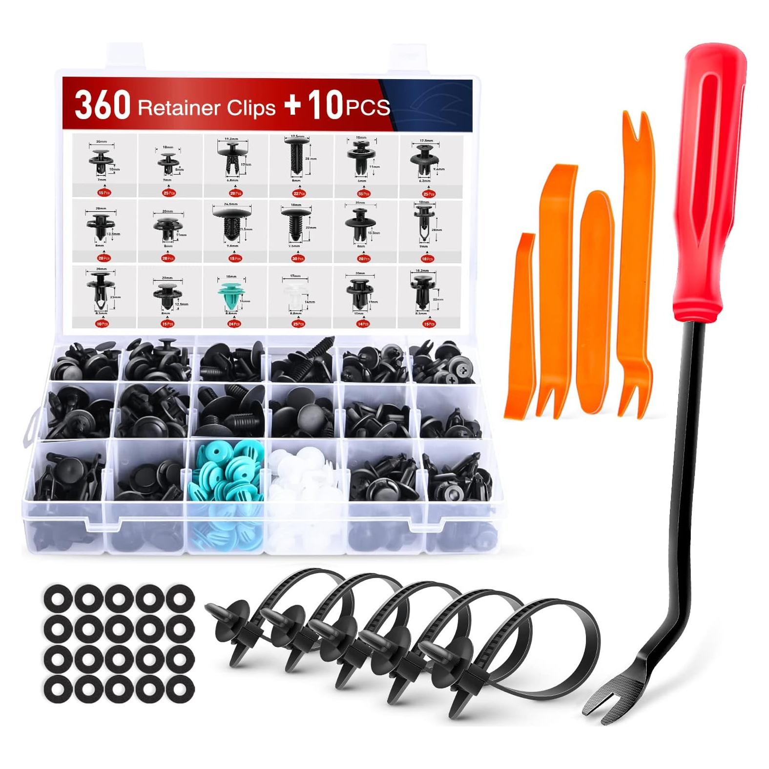 Kit de Clips de Retención Nilight 360 Pcs para Coche
