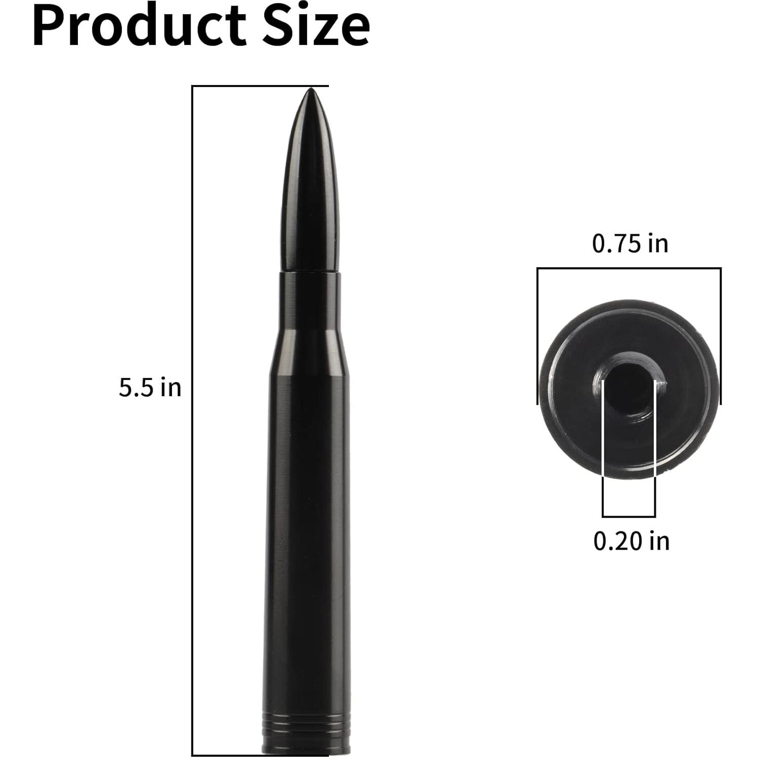 Antena Universal BJSIA Negra para Ford, Dodge, Chevrolet