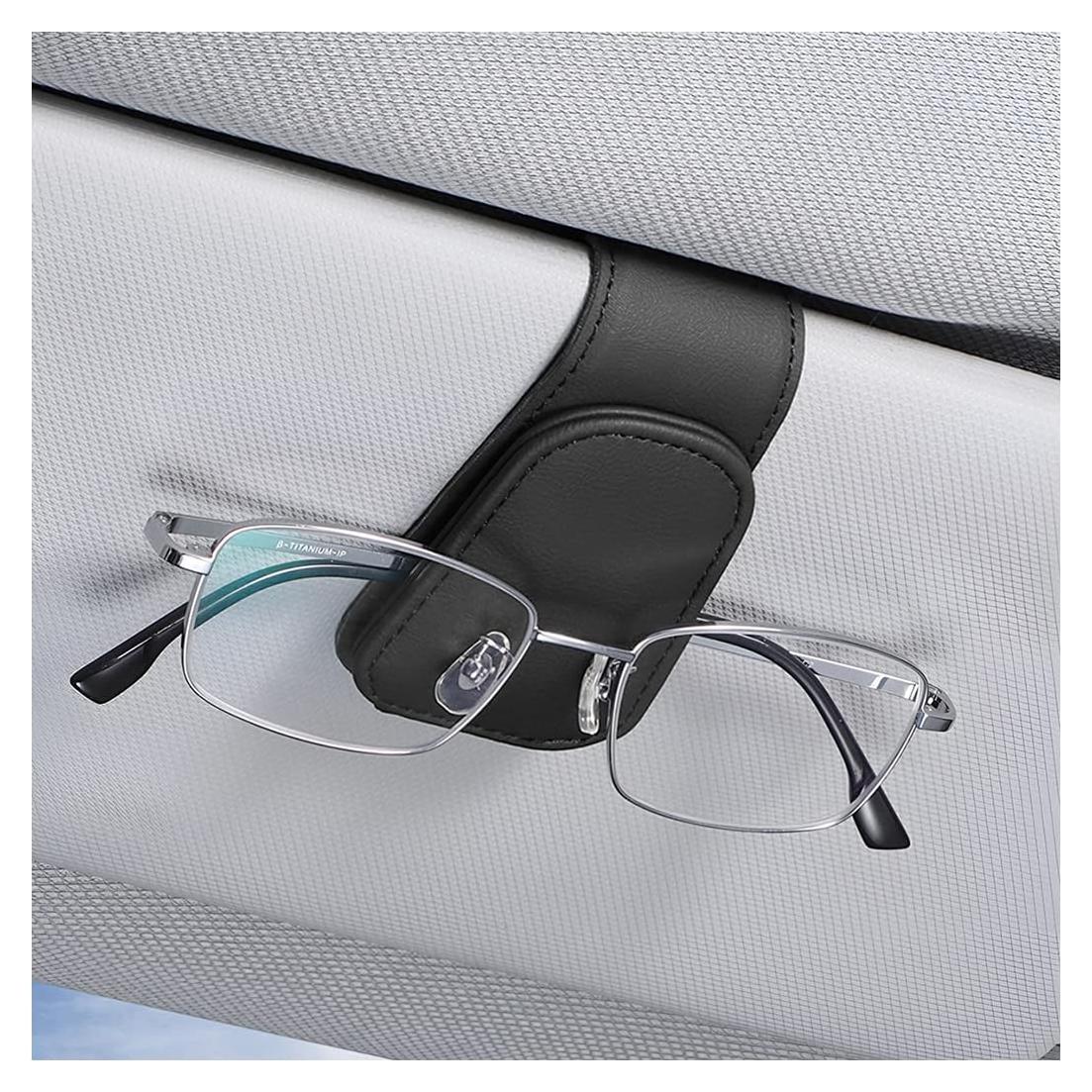 Soporte Magnético para Gafas AICEL Negro de Cuero