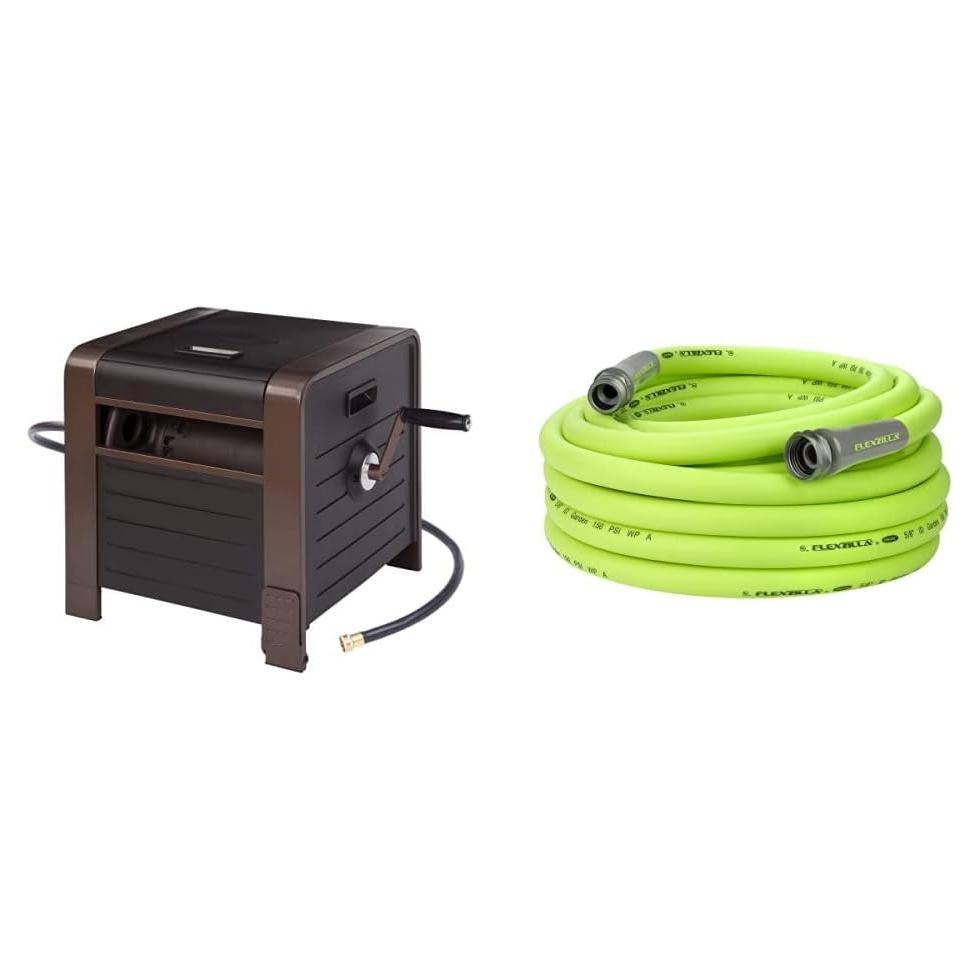 Carrete de Manguera Liberty Garden Elite con Manguera Flexzilla 15.24 m