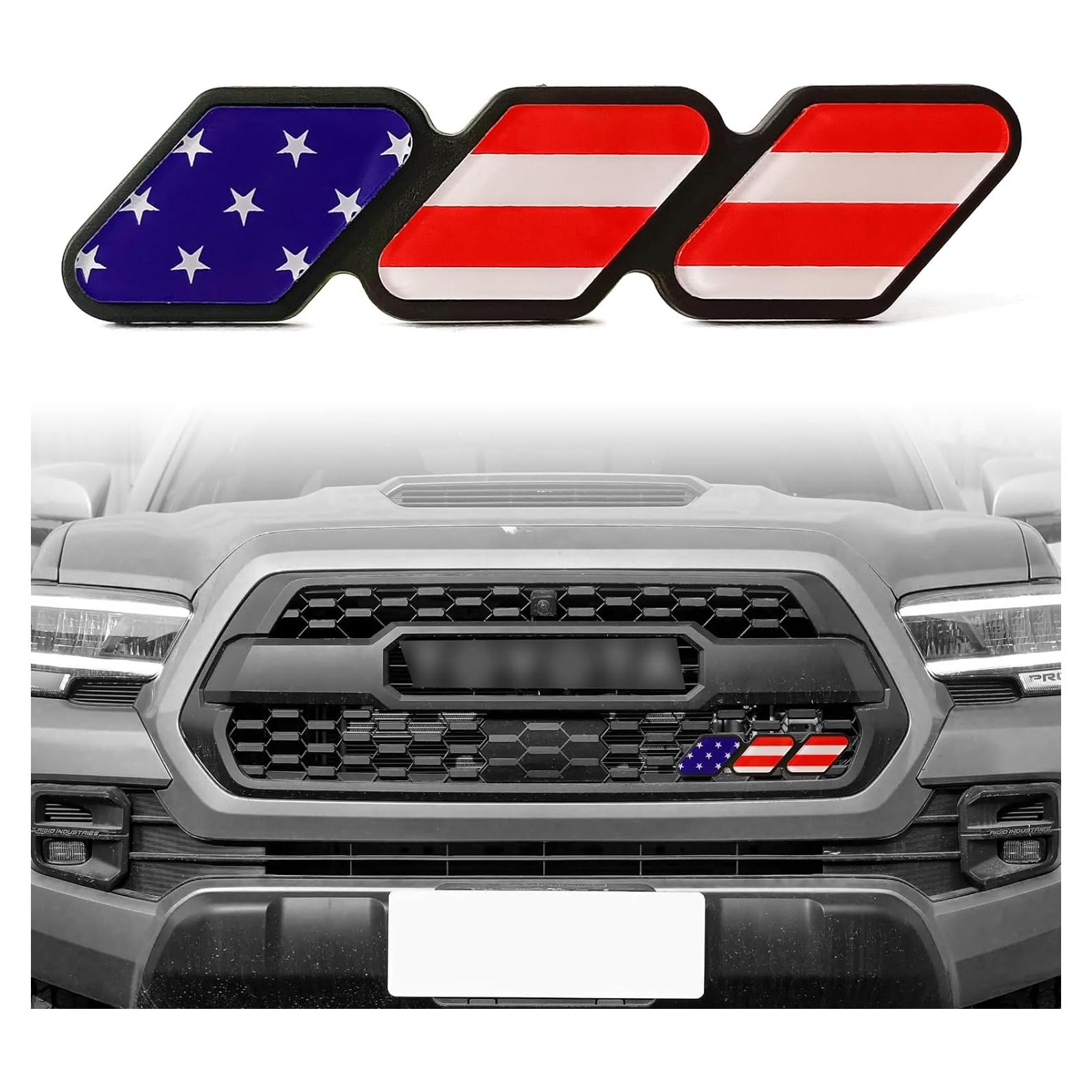 Insignia Decorativa de Rejilla CmeRto Rojo 10,13 cm para Toyota