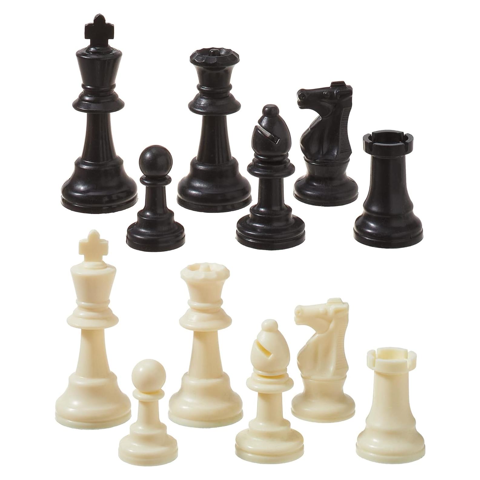 Juego de Ajedrez Pesado Cielo Verde 32 Piezas Plástico