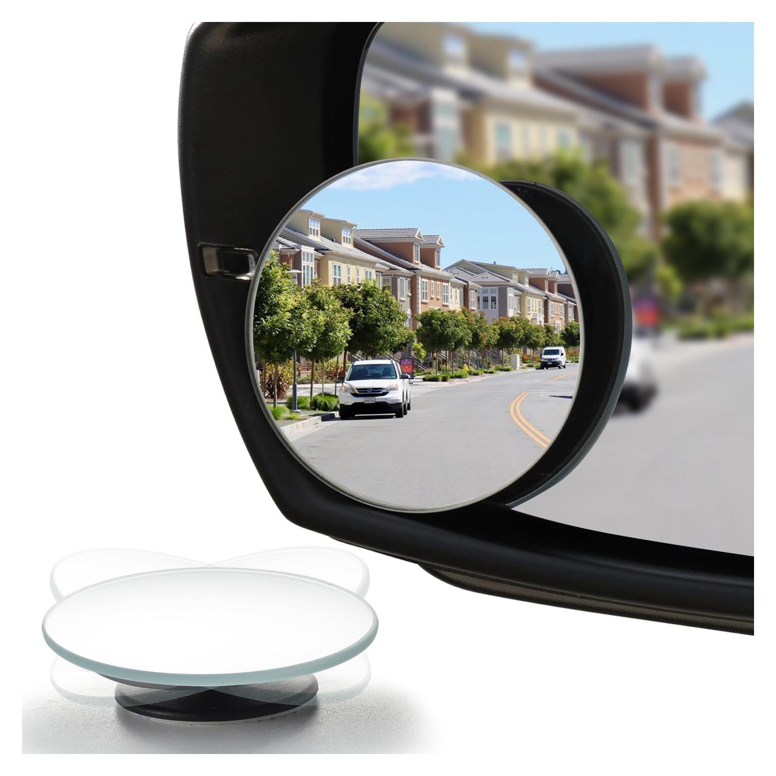 Espejos Convexos de Punto Ciego LivTee 2" HD - Paquete de 2