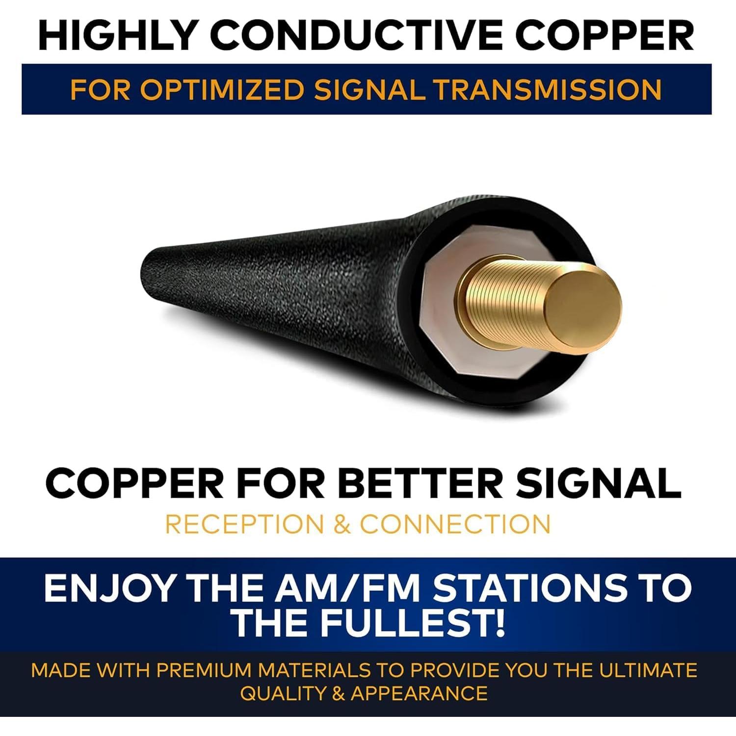 Mástil de Antena TN TrunkNets para Toyota Tundra 2007-2021