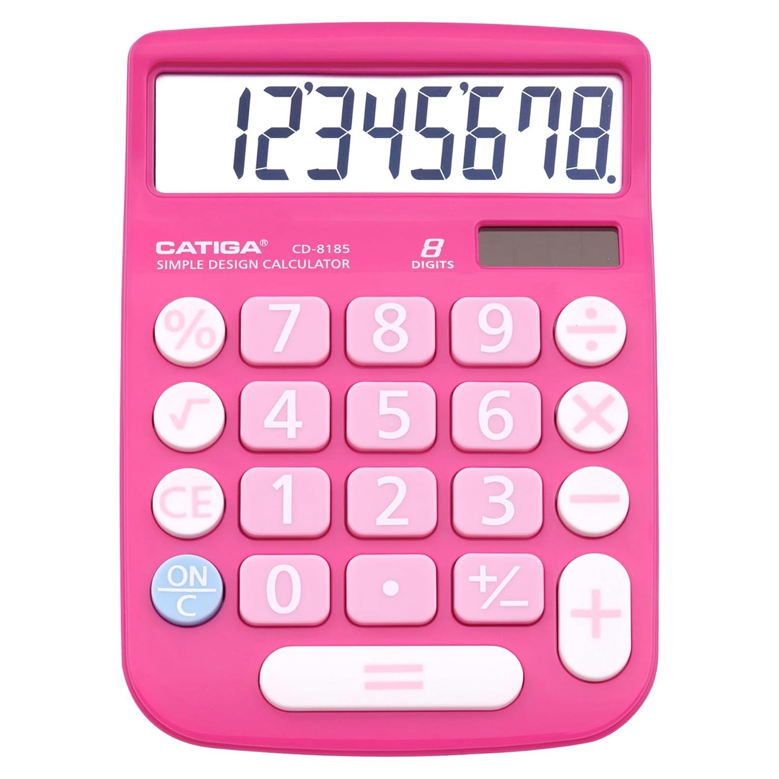 Calculadora de Escritorio CATIGA CD-8185 Solar 8 Dígitos