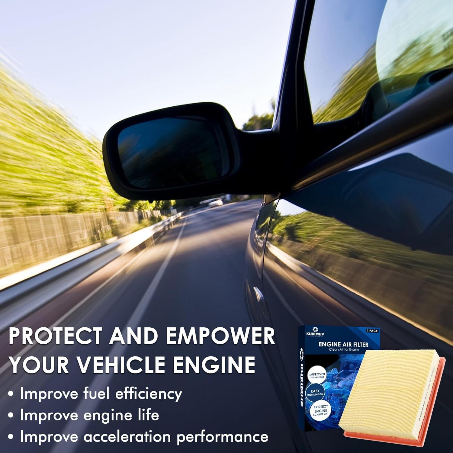 Filtro de Aire KURIMUP CA10755 Compatible Toyota/Lexus