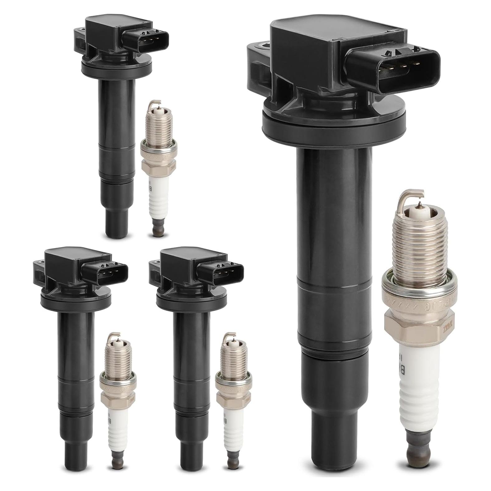 Bobina de Encendido y Bujías Doble Iridio X4XZ UF316 - Juego de 4