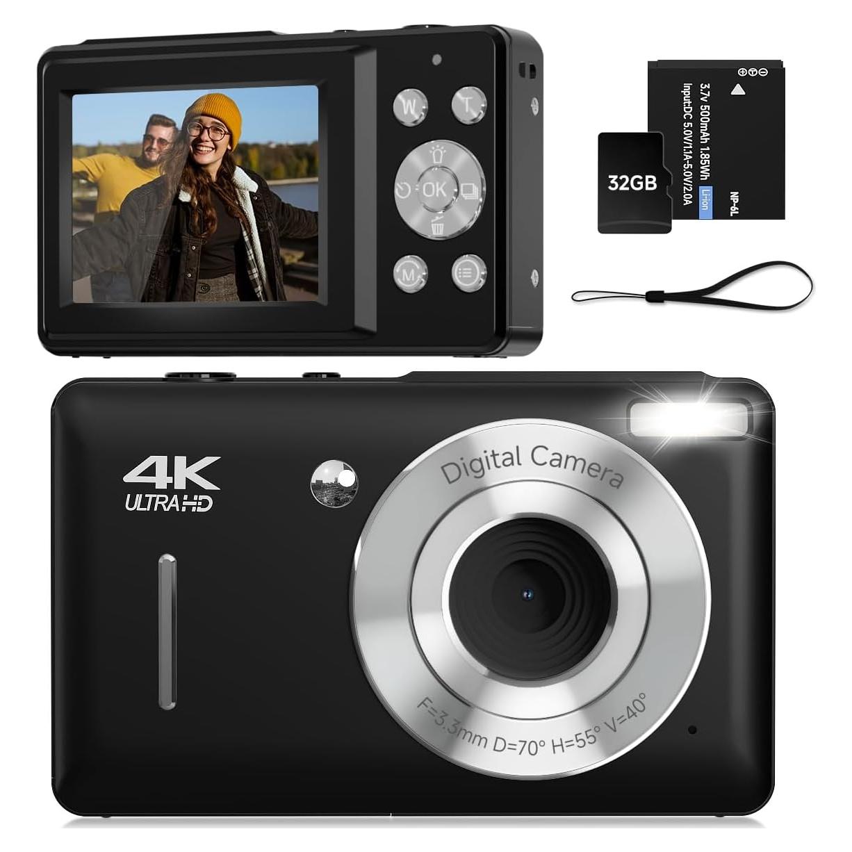 Cámara Digital Compacta SMARTKLIK DC228 44MP FHD 1080P Niños