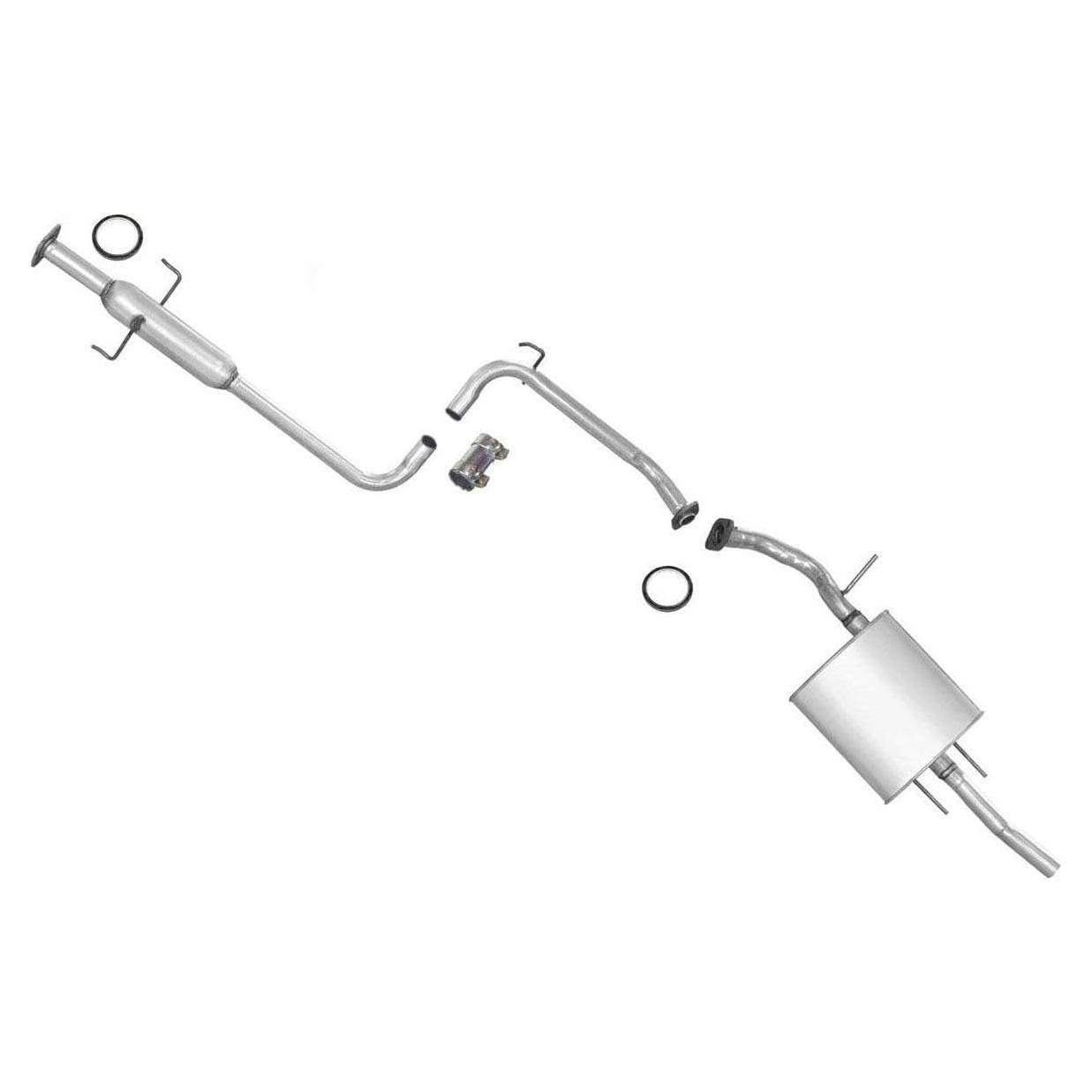 Sistema de escape Toyota Corolla 1.6L 1991-1992 Mac Auto Parts